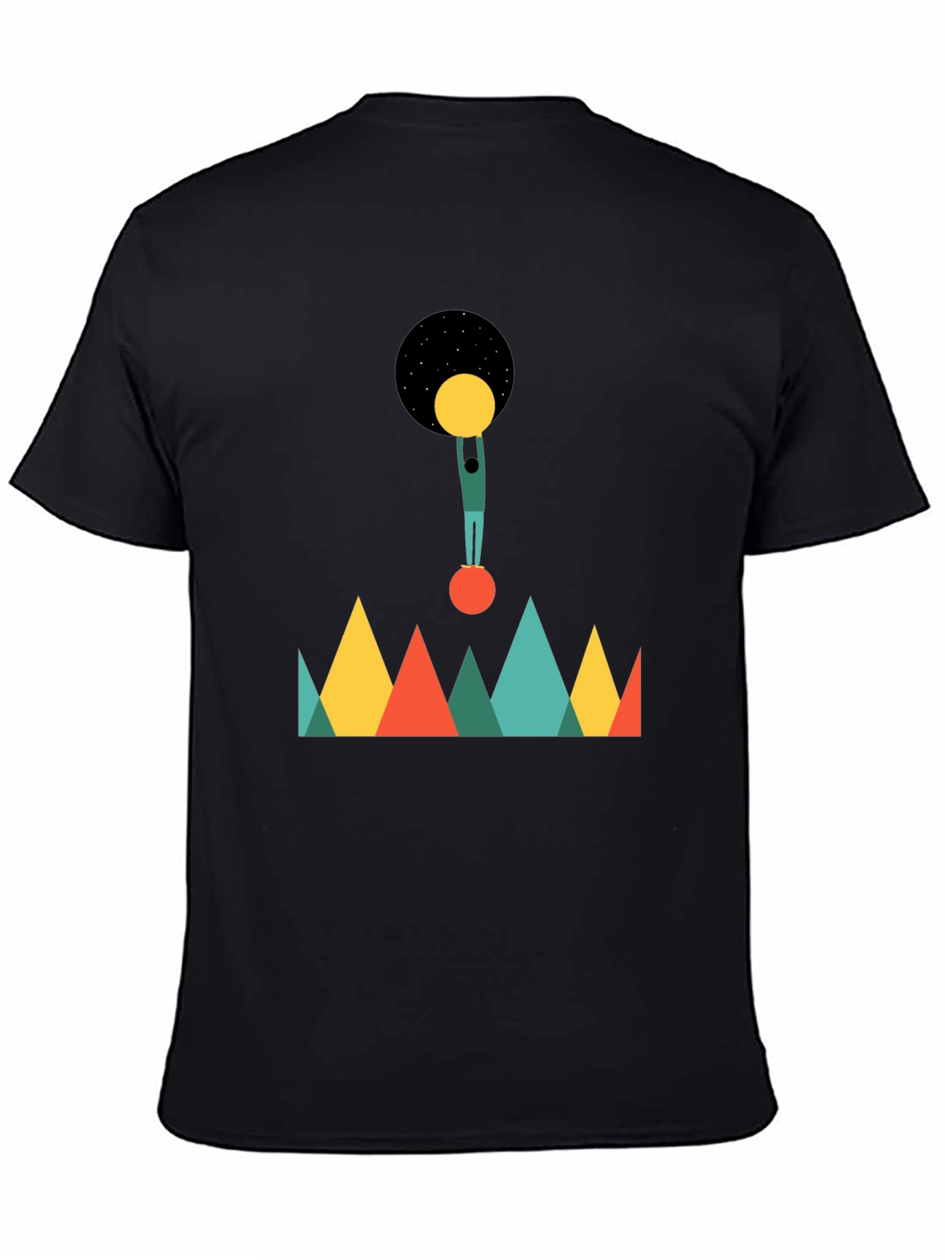 Cosmic Balance Graphic Tee - Unique Design