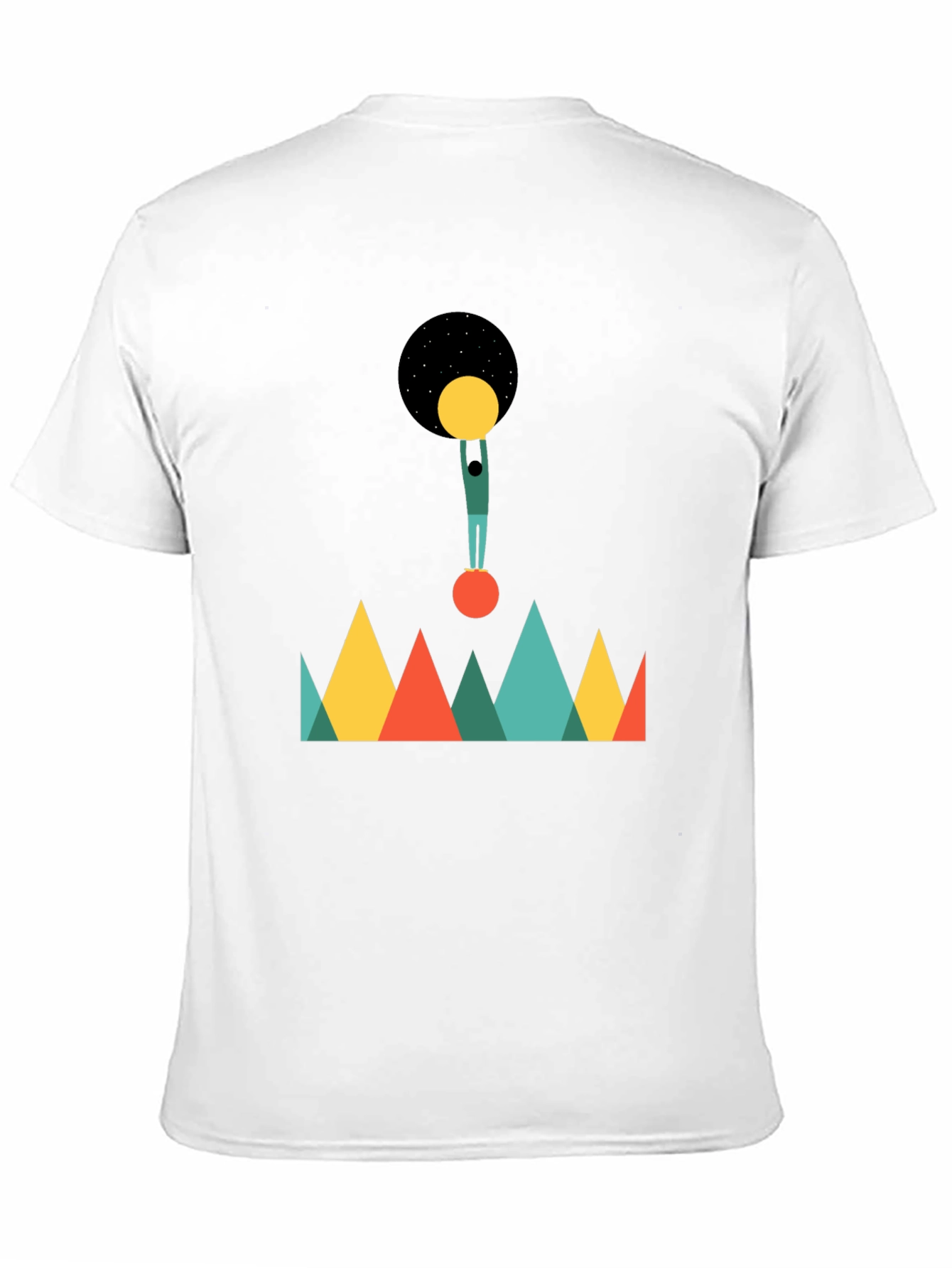 Cosmic Balance Graphic Tee - Unique Design