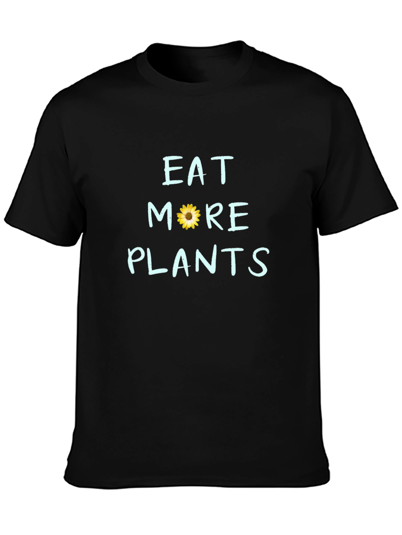 Eat More Plants T-Shirt - Vegan Sunflower Tee