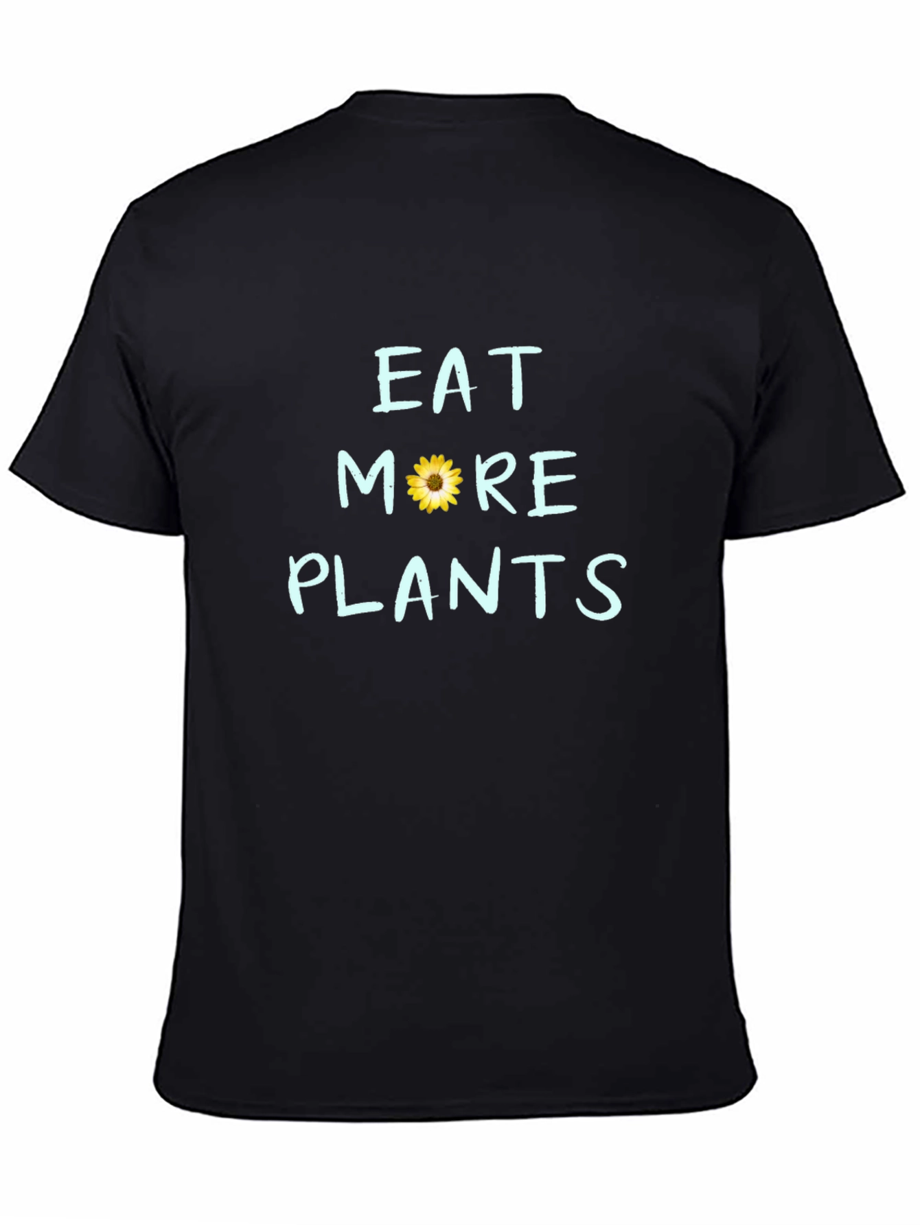 Eat More Plants T-Shirt - Vegan Sunflower Tee