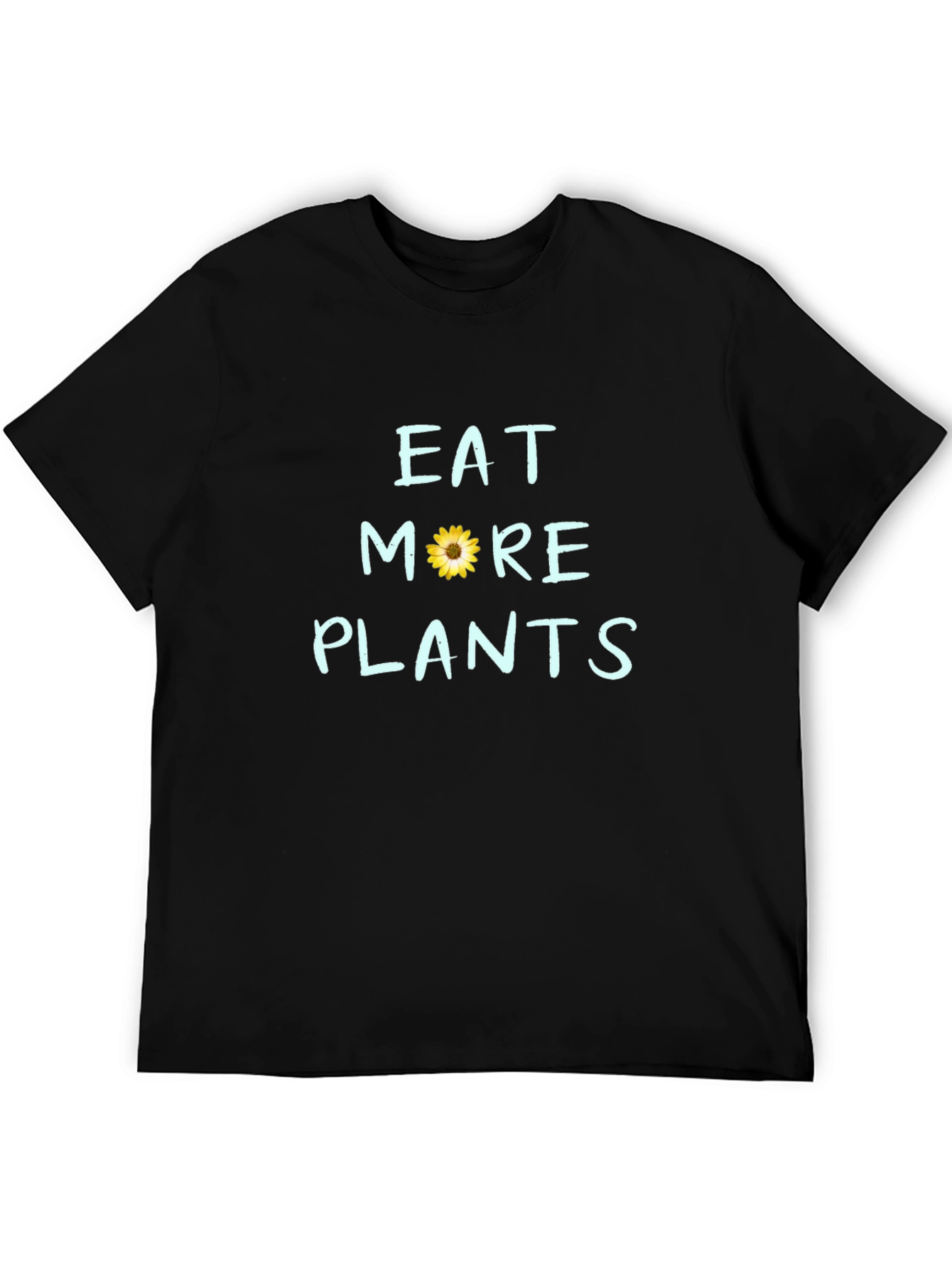 Eat More Plants T-Shirt - Vegan Sunflower Tee
