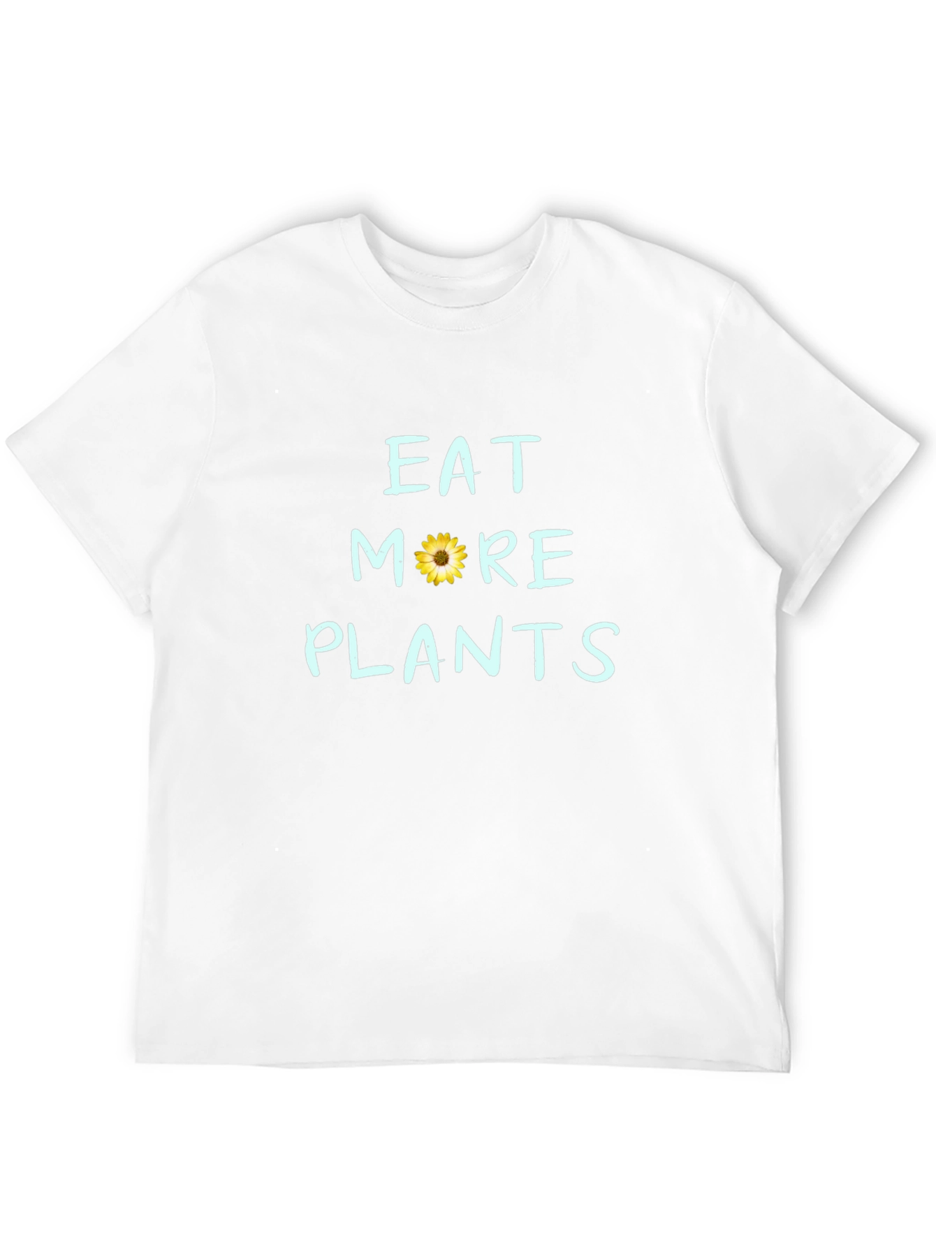 Eat More Plants T-Shirt - Vegan Sunflower Tee