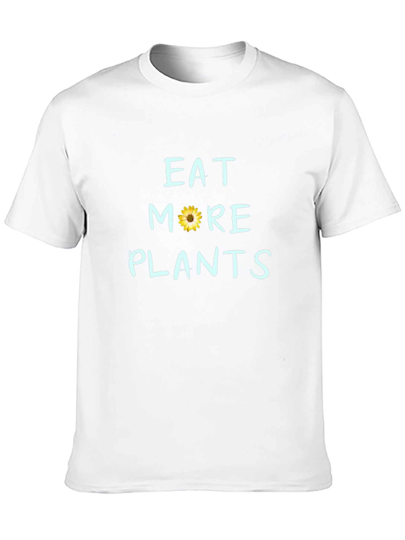 Eat More Plants T-Shirt - Vegan Sunflower Tee