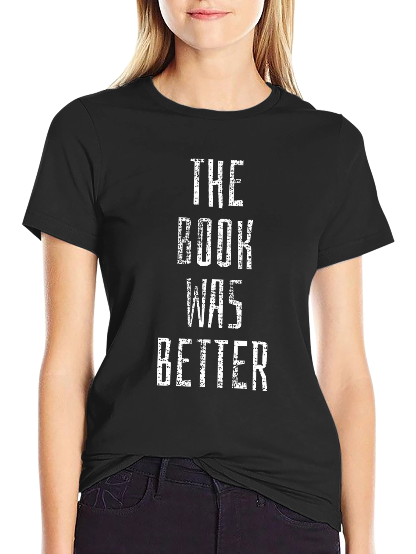 The Book Was Better Graphic Novelty Tee
