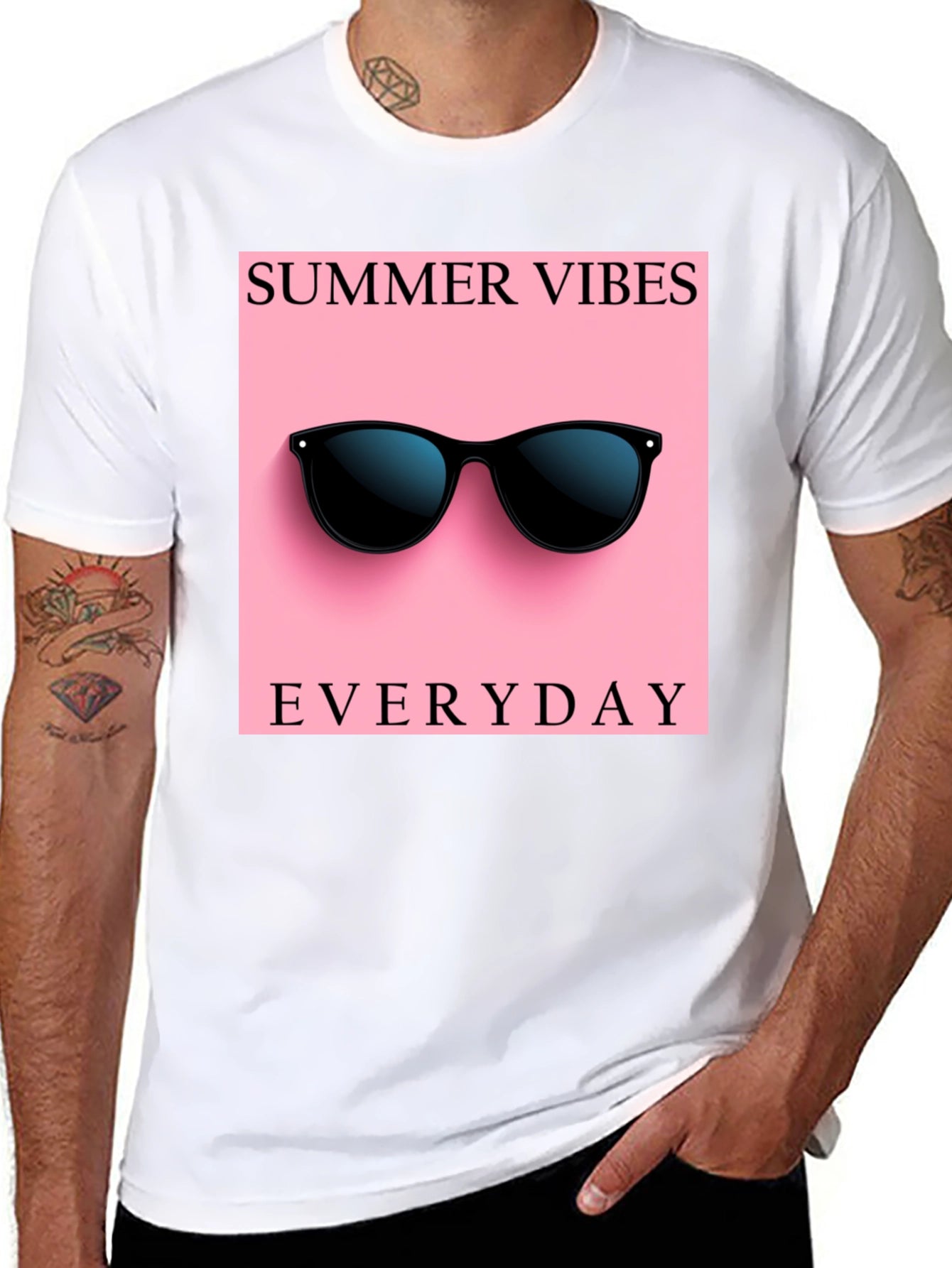 Summer Vibes Everyday Graphic Tee