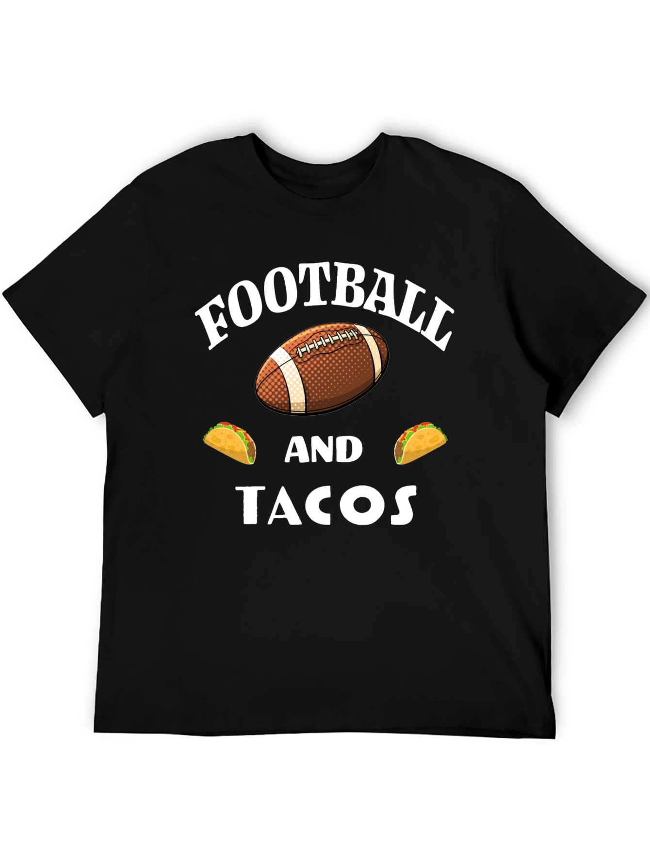Football and Tacos Graphic T-Shirt