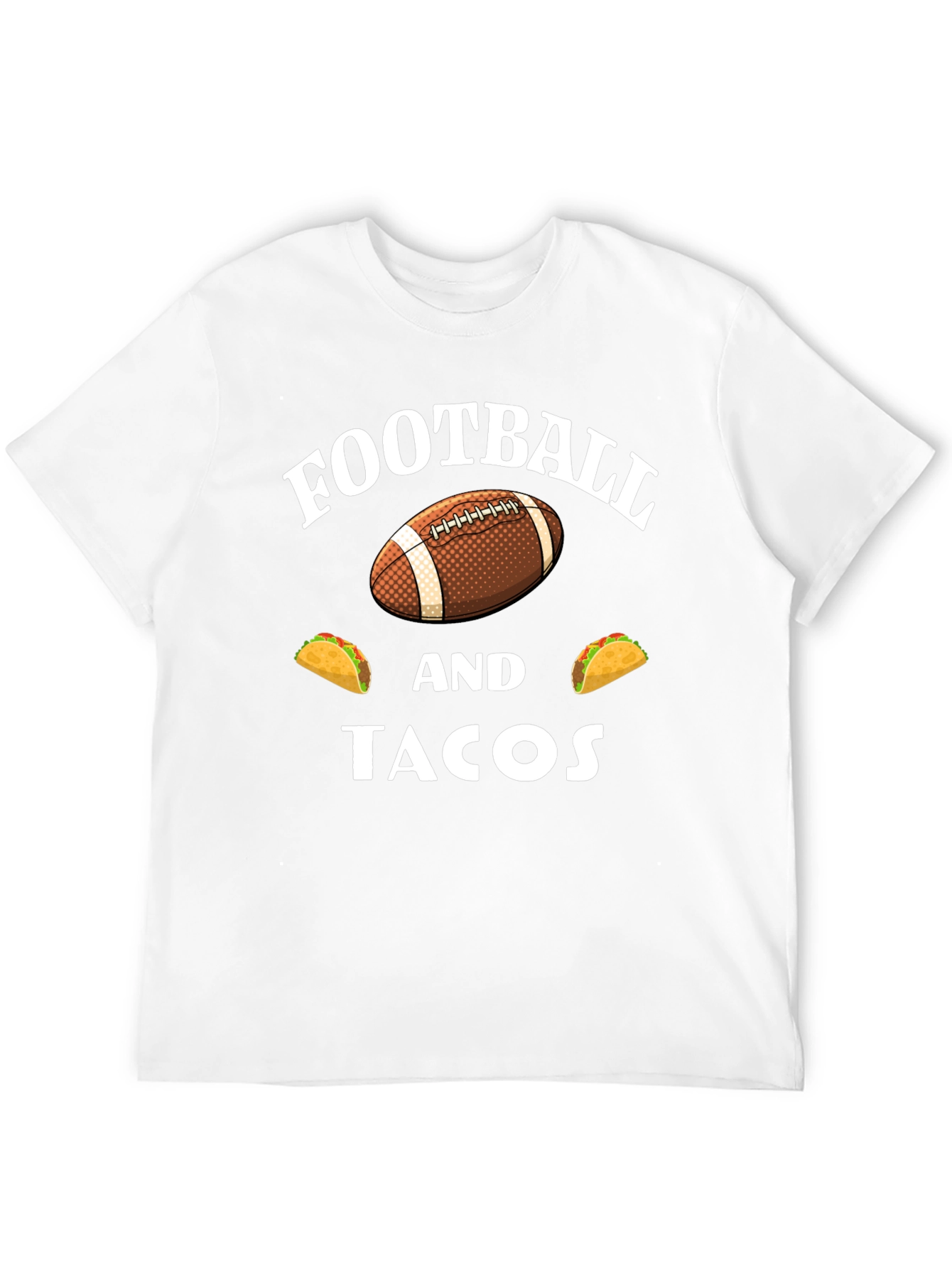 Football and Tacos Graphic T-Shirt