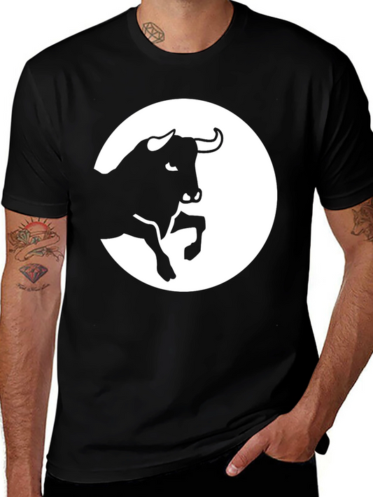 Black Bull Graphic Tee - Bold Stylish Comfortable