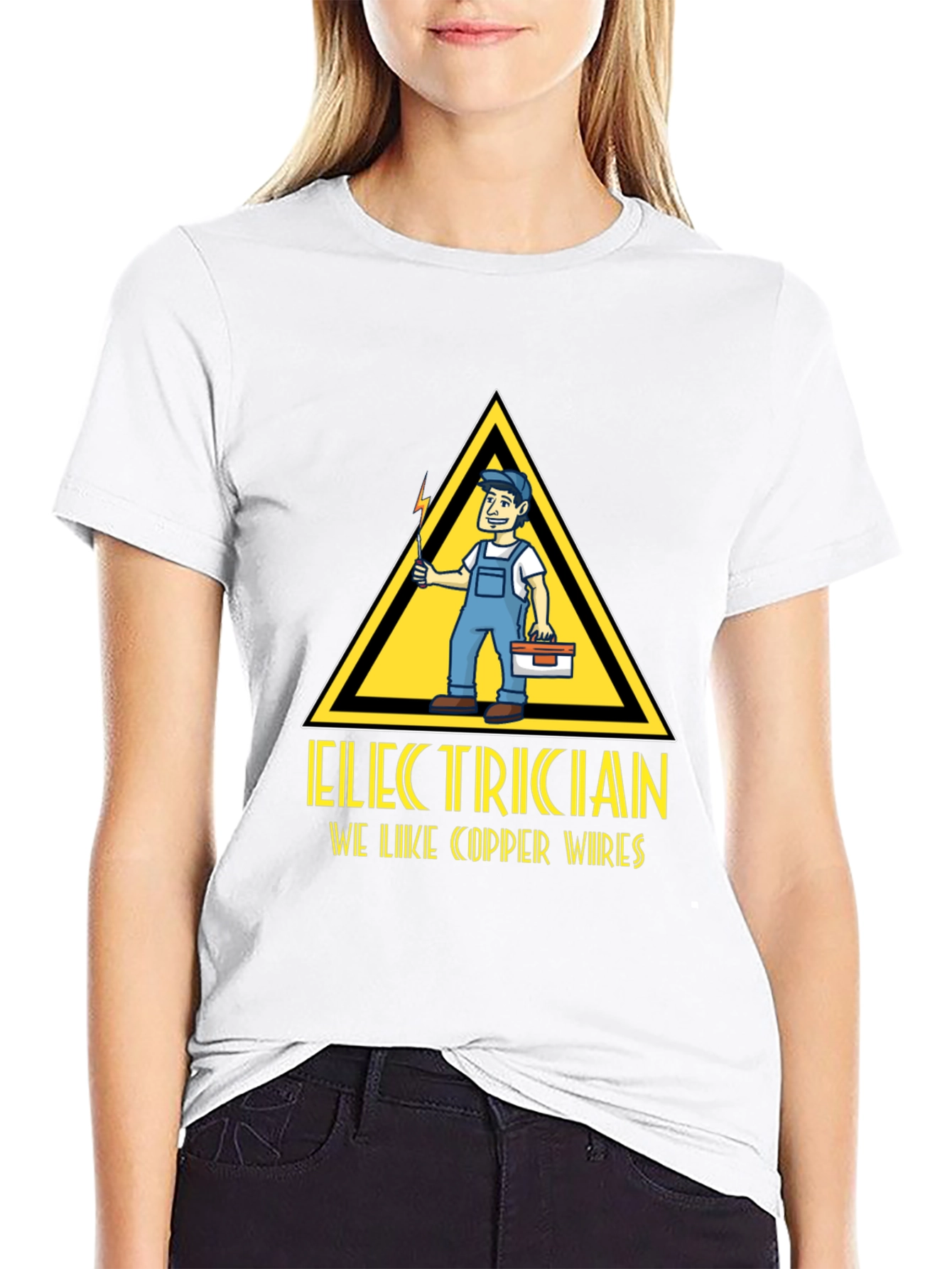 Electrician Humor Graphic T-Shirt