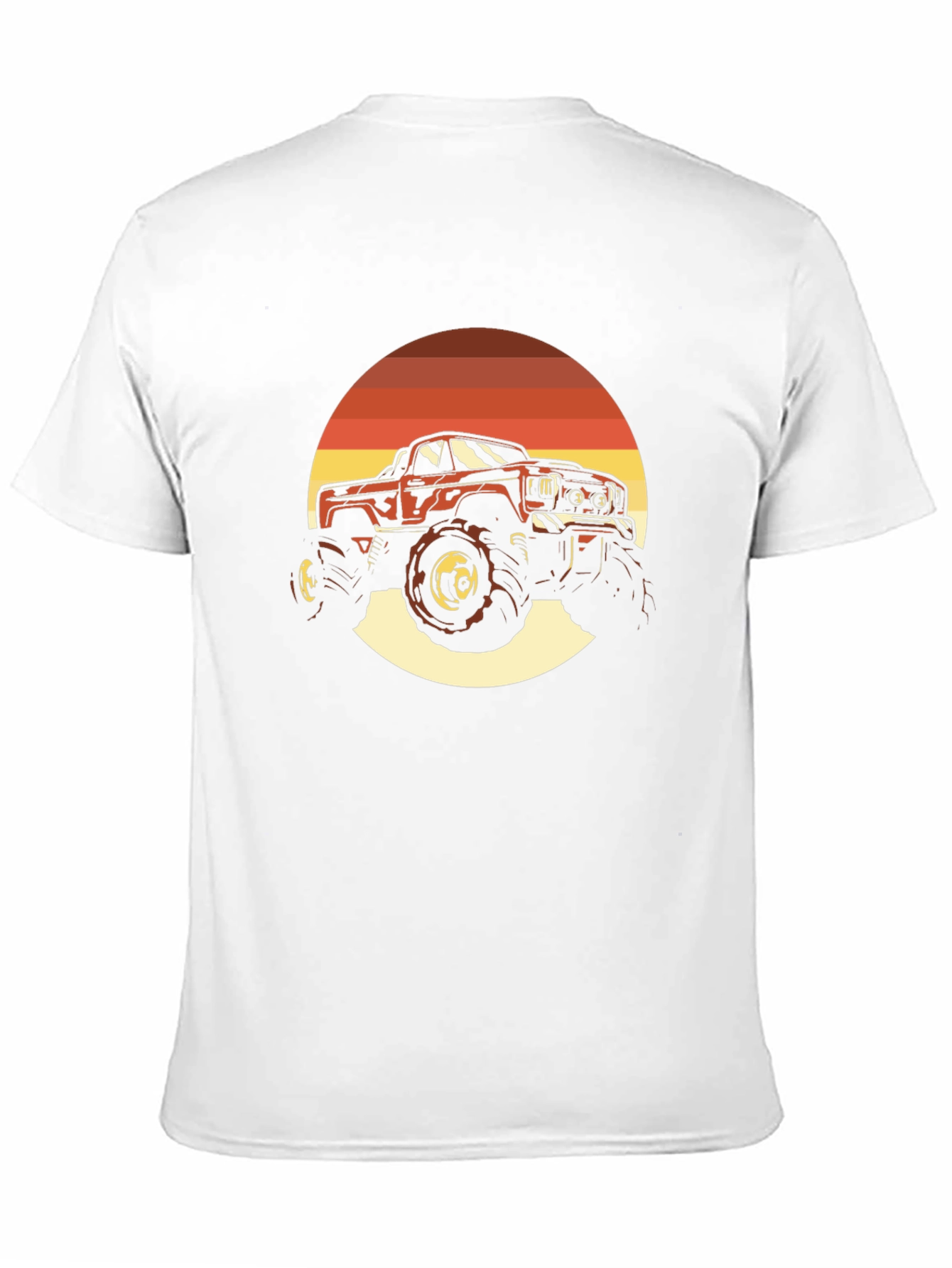 Monster Truck Sunset Graphic Tee