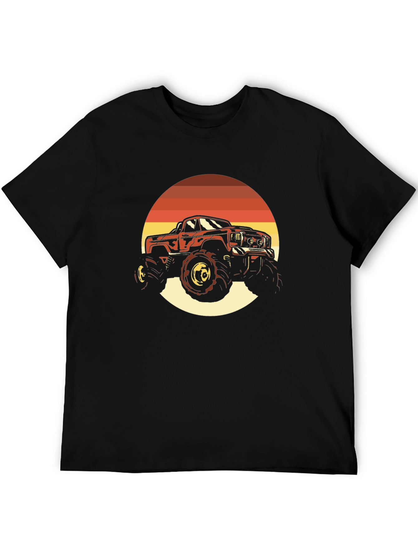 Monster Truck Sunset Graphic Tee