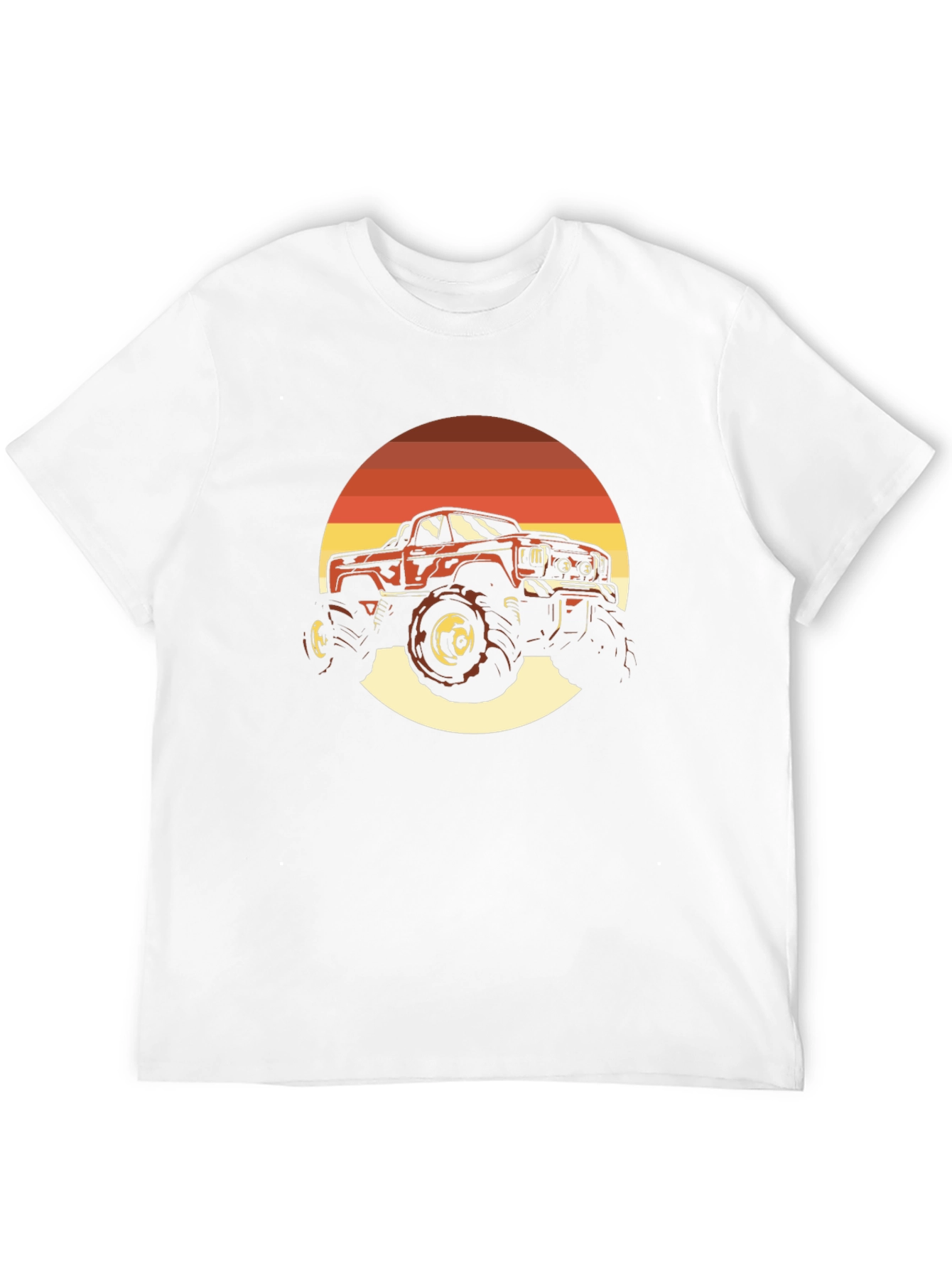 Monster Truck Sunset Graphic Tee