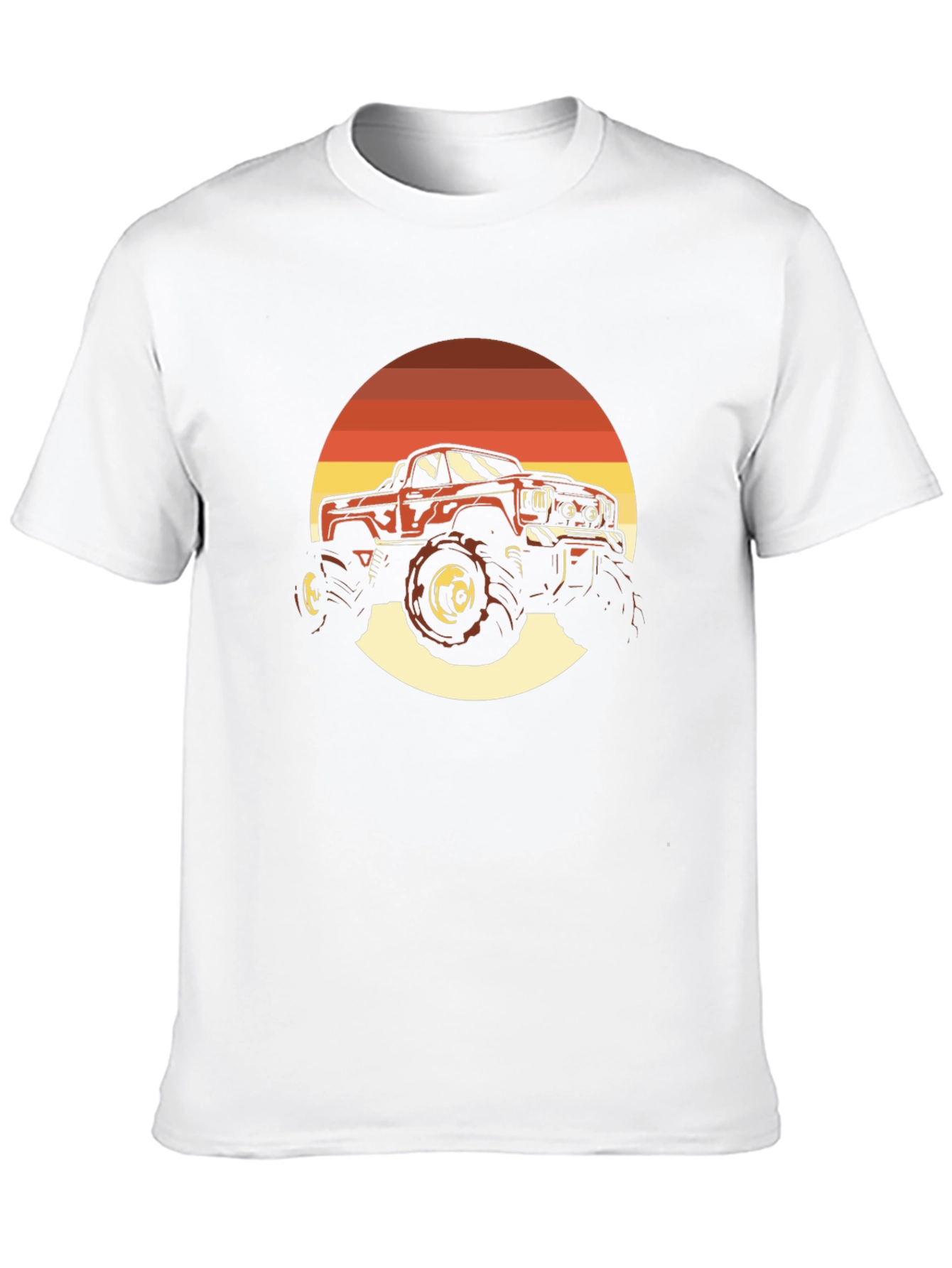 Monster Truck Sunset Graphic Tee