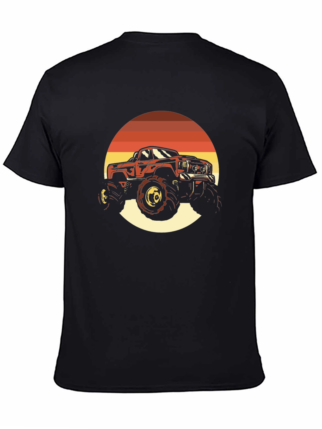 Monster Truck Sunset Graphic Tee