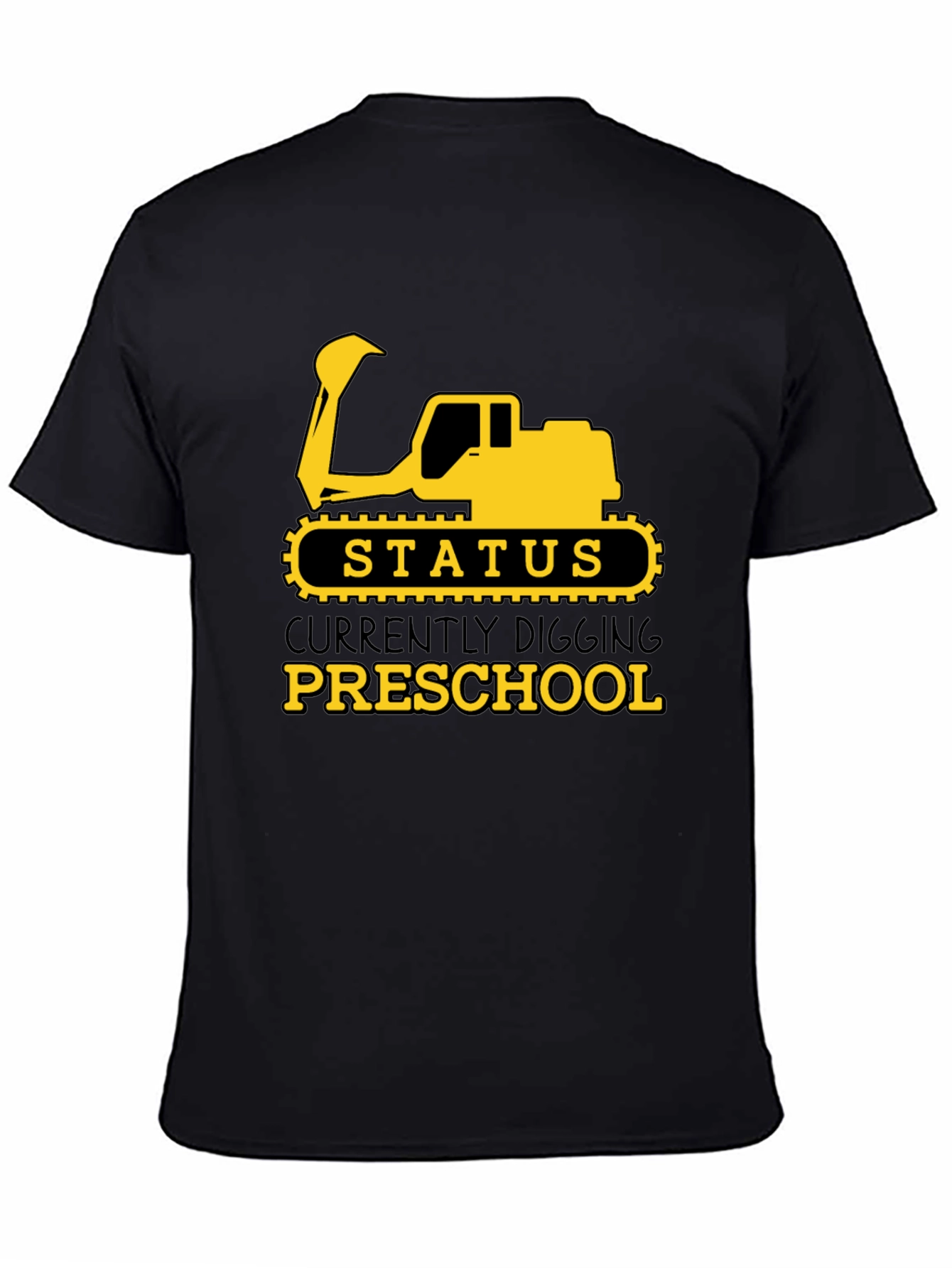 Digging Preschool T-Shirt - Cute Excavator Design