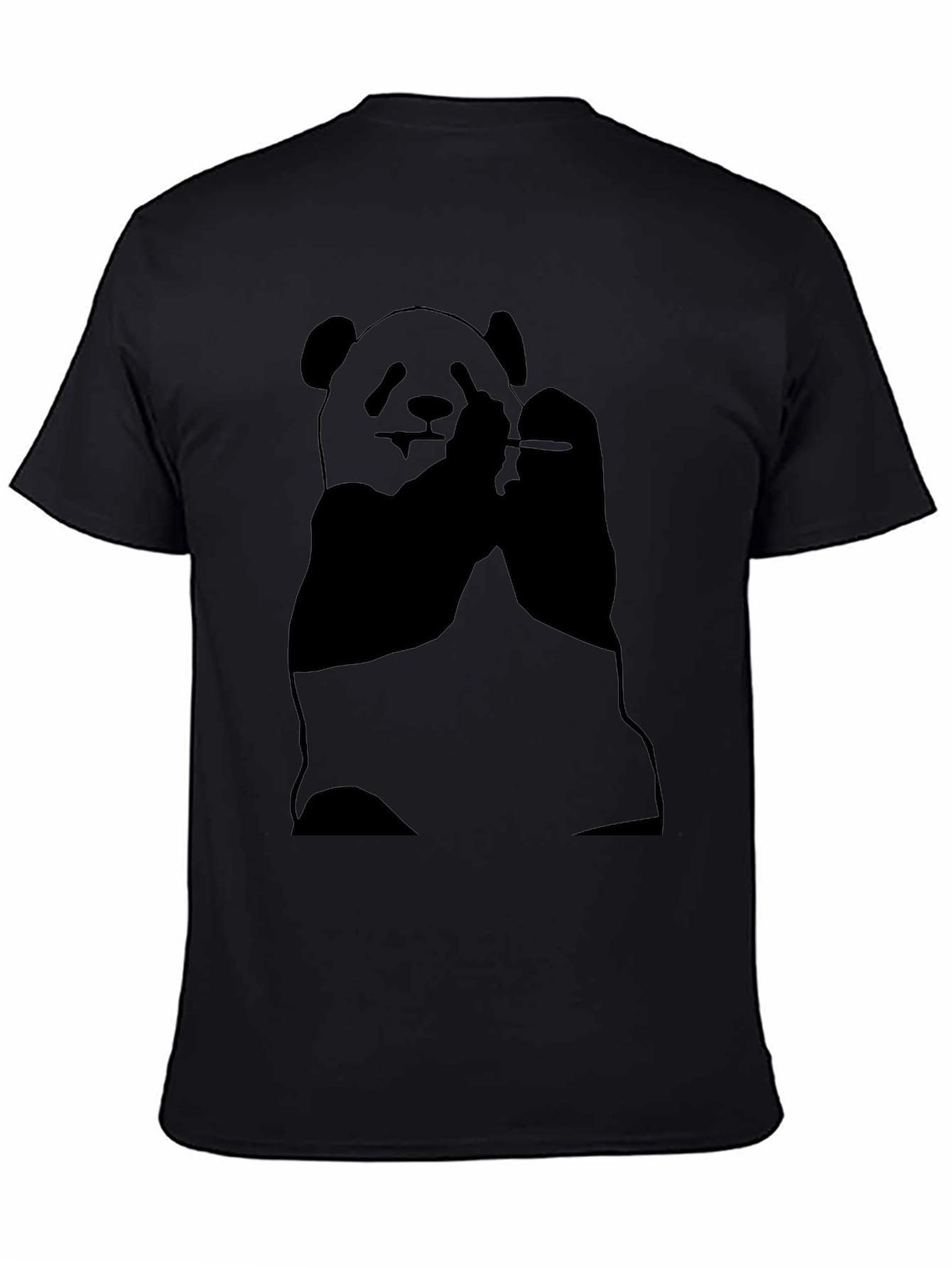 Cool Panda T-Shirt - Black Graphic Tee