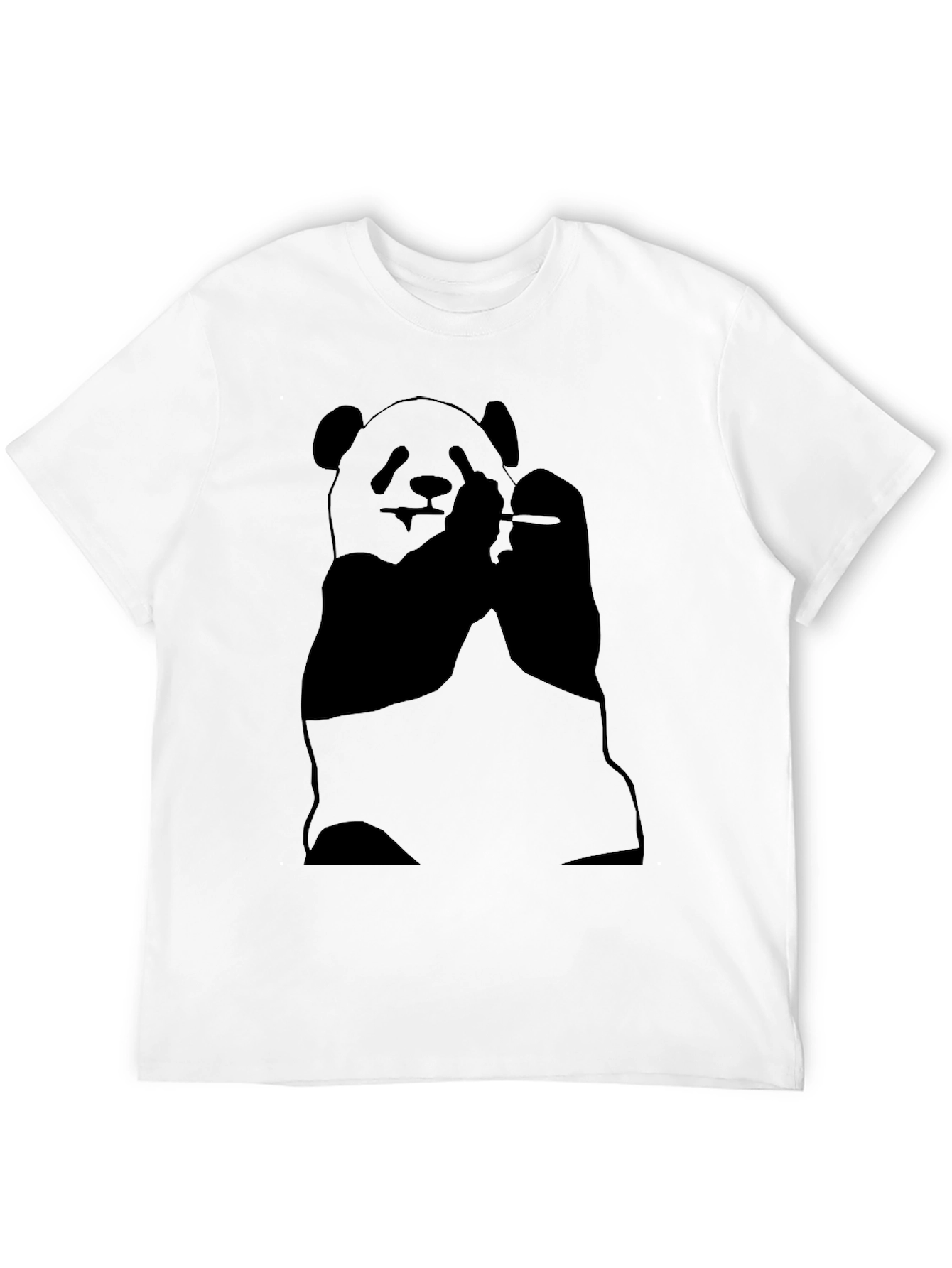 Cool Panda T-Shirt - Black Graphic Tee