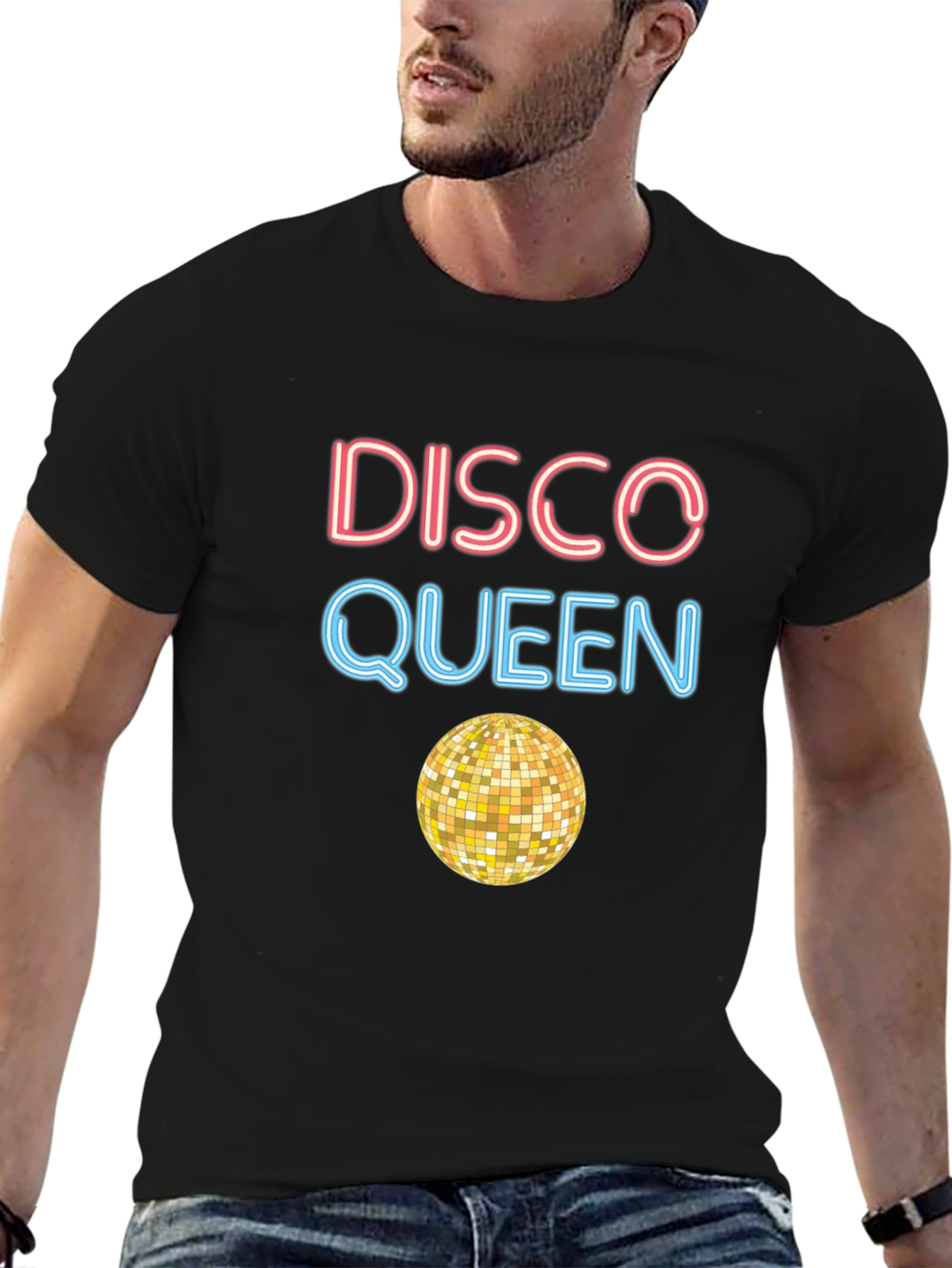 Disco Queen Graphic T-Shirt - Retro Party Top