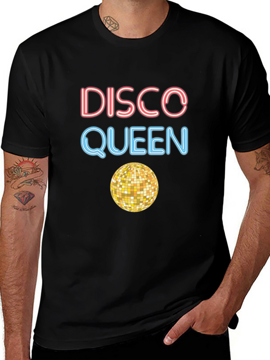 Disco Queen Graphic T-Shirt - Retro Party Top