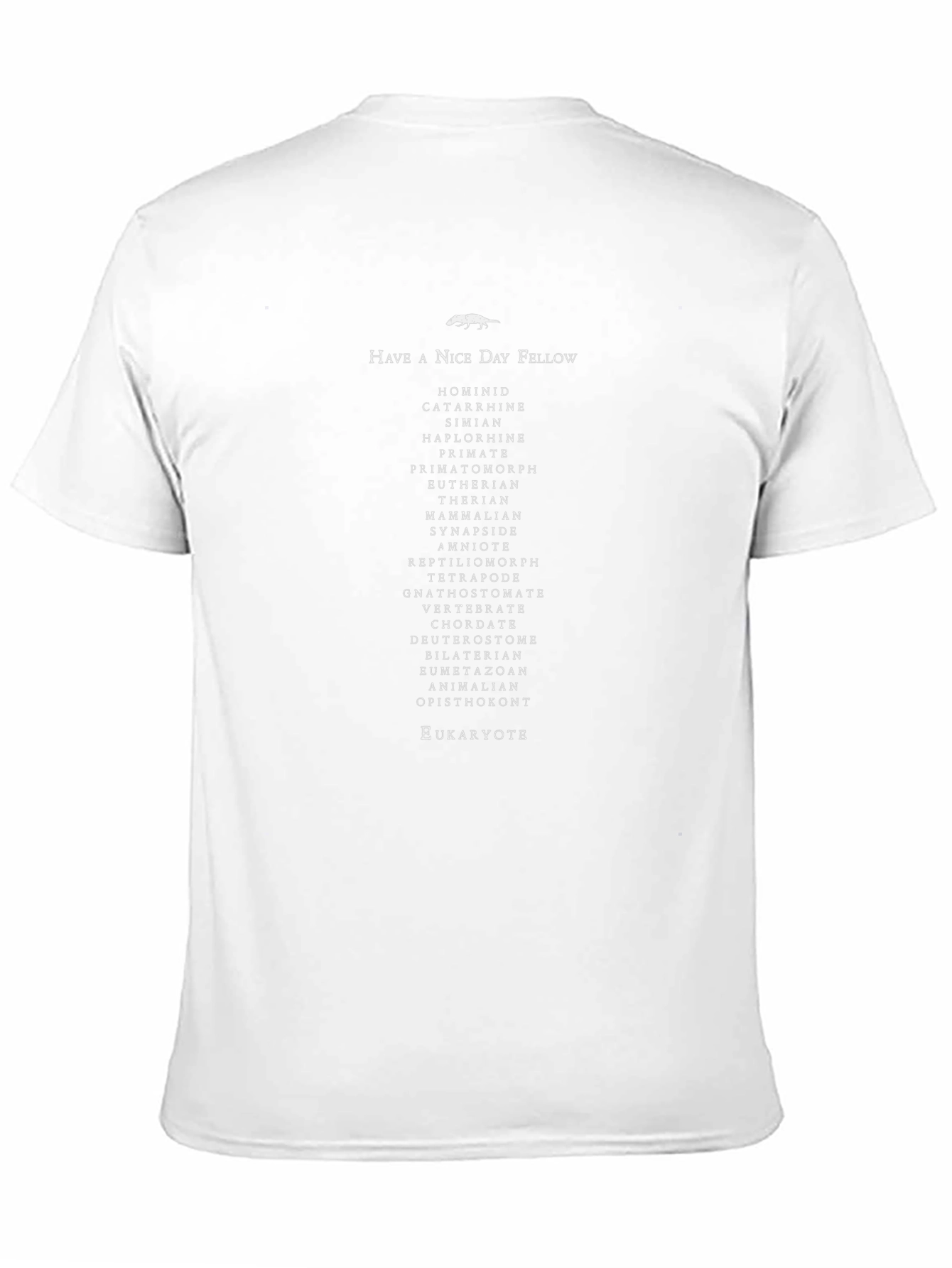 Evolutionary Lineage T-Shirt - Have A Nice Day Fellow