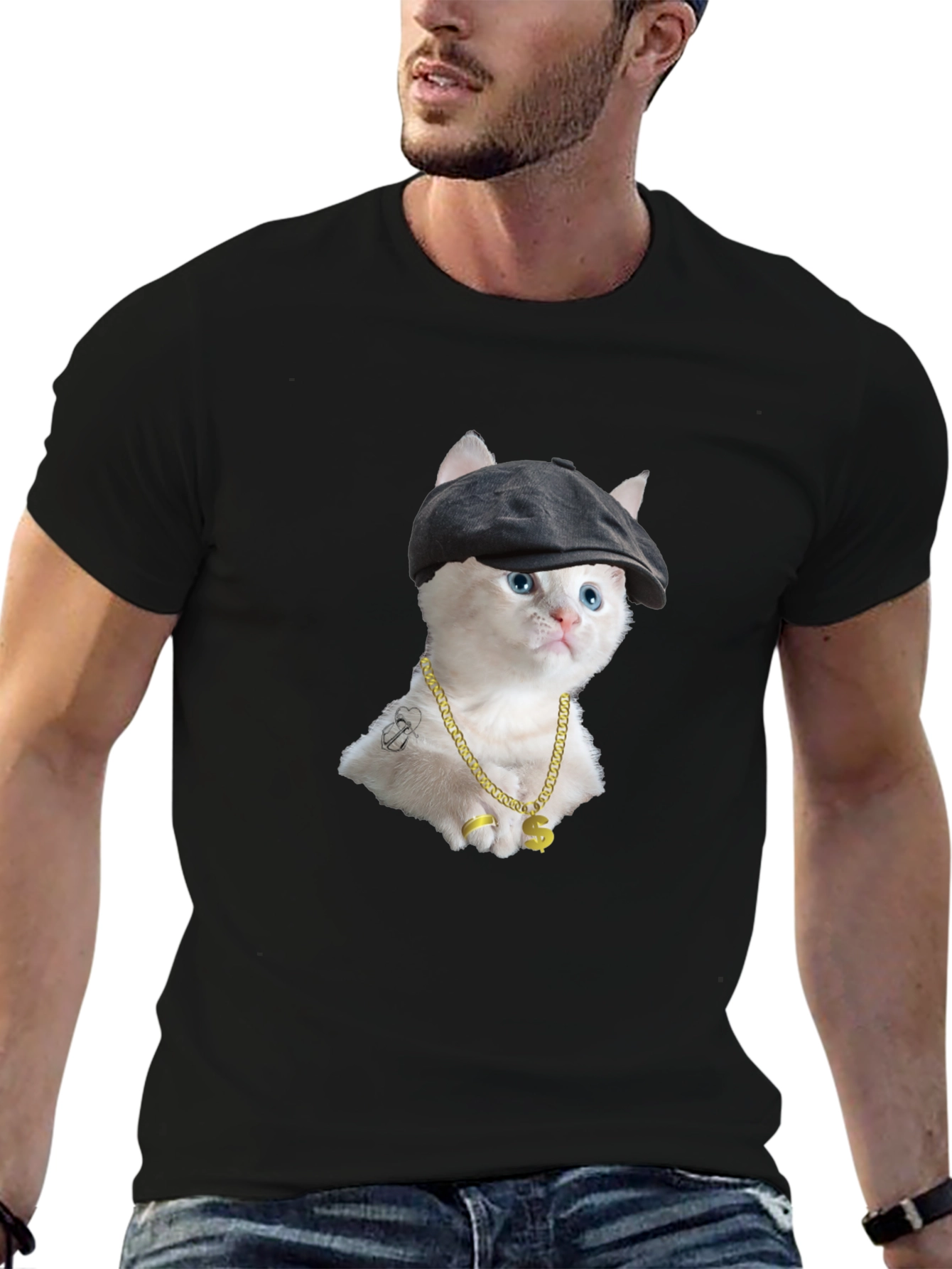 Cool Cat Black T-Shirt