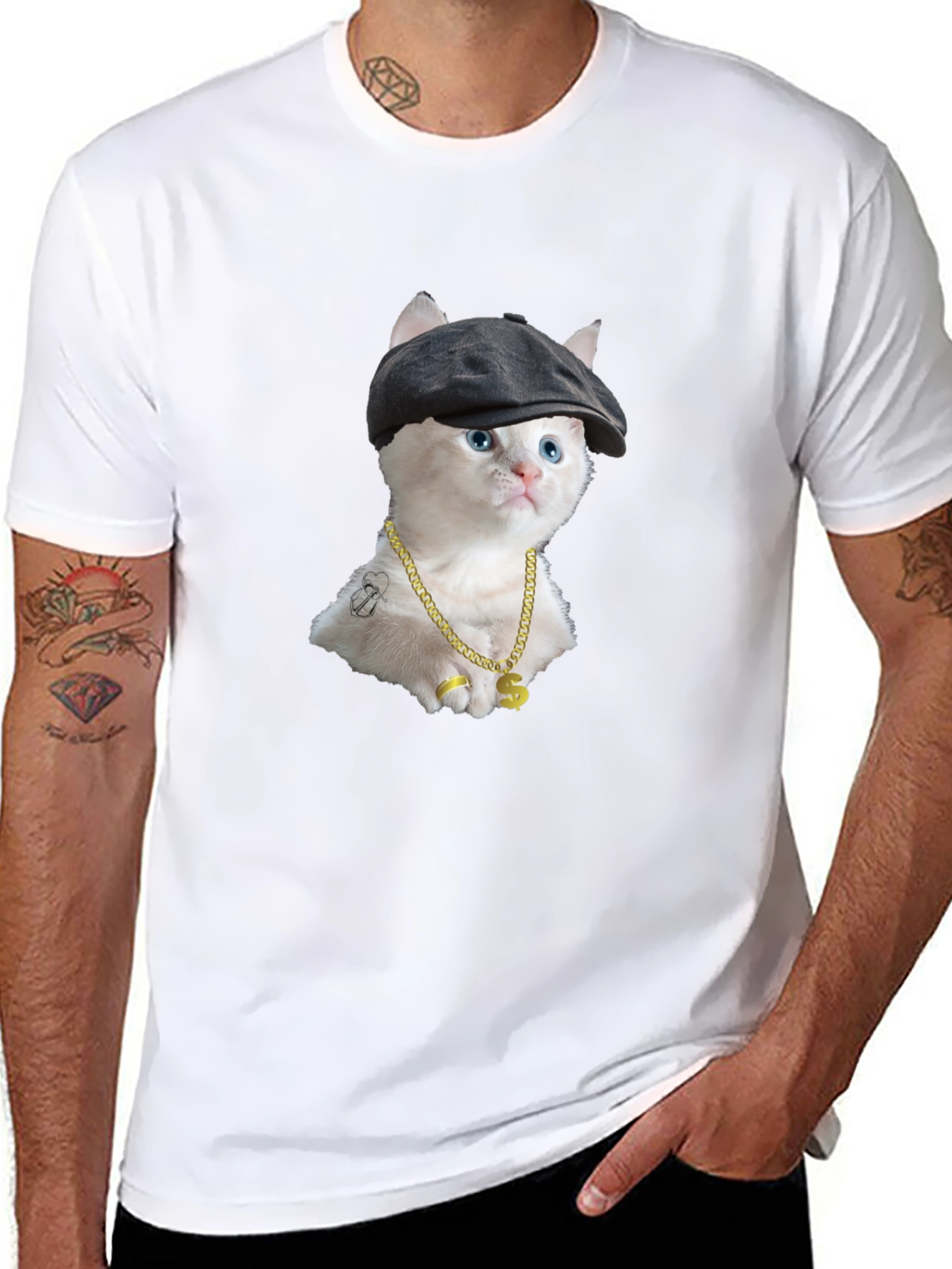 Cool Cat Black T-Shirt