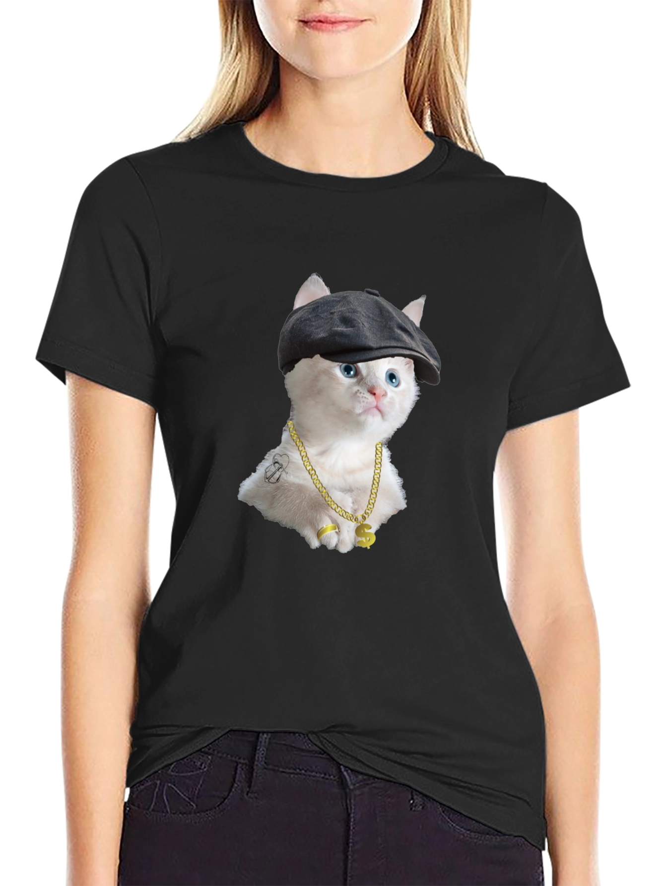Cool Cat Black T-Shirt