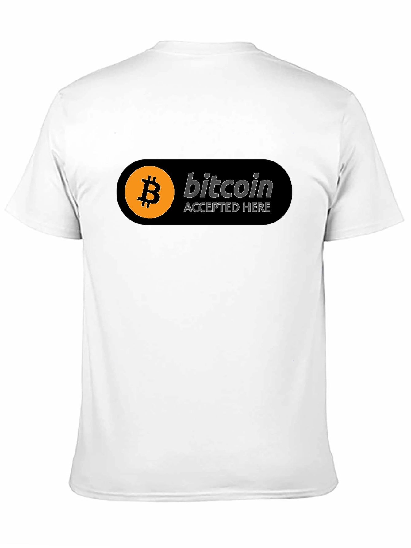 Bitcoin Accepted Here Black T-Shirt