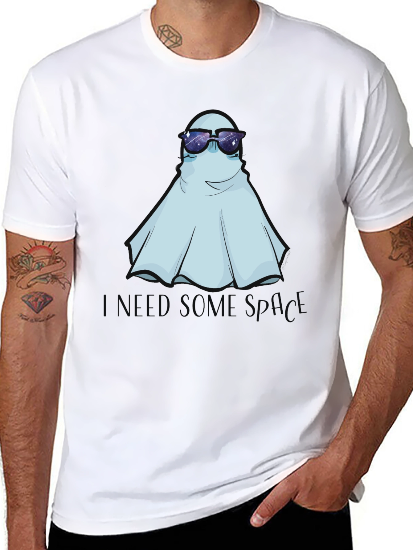 Cool Ghost Tee - Spooky & Stylish!