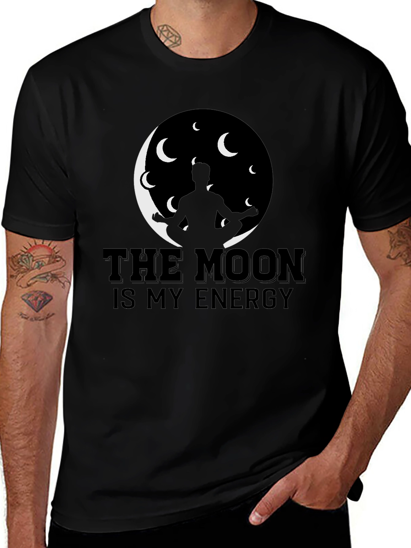 The Moon Is My Energy Graphic T-Shirt