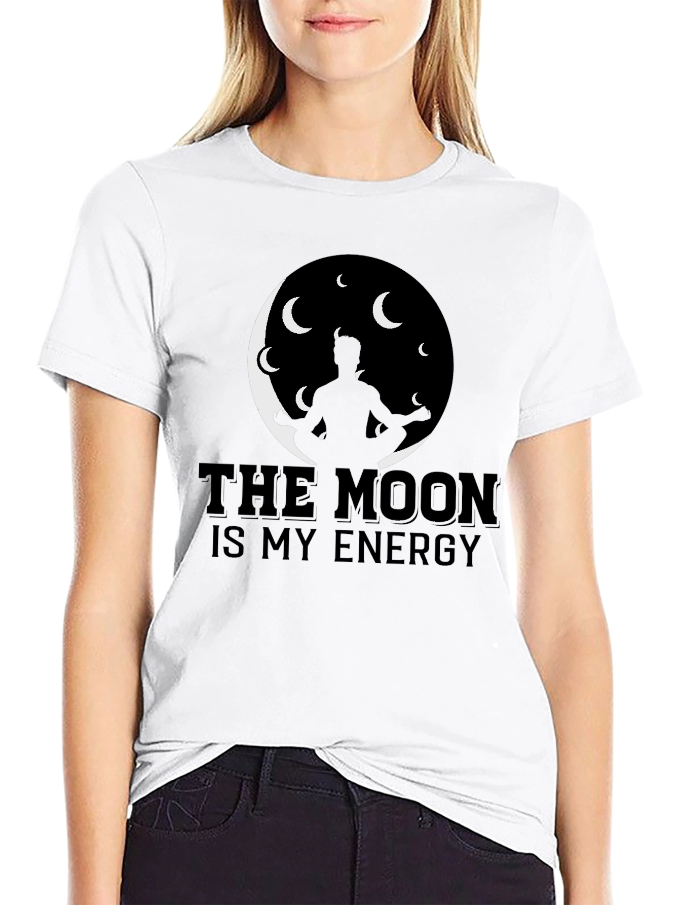 The Moon Is My Energy Graphic T-Shirt