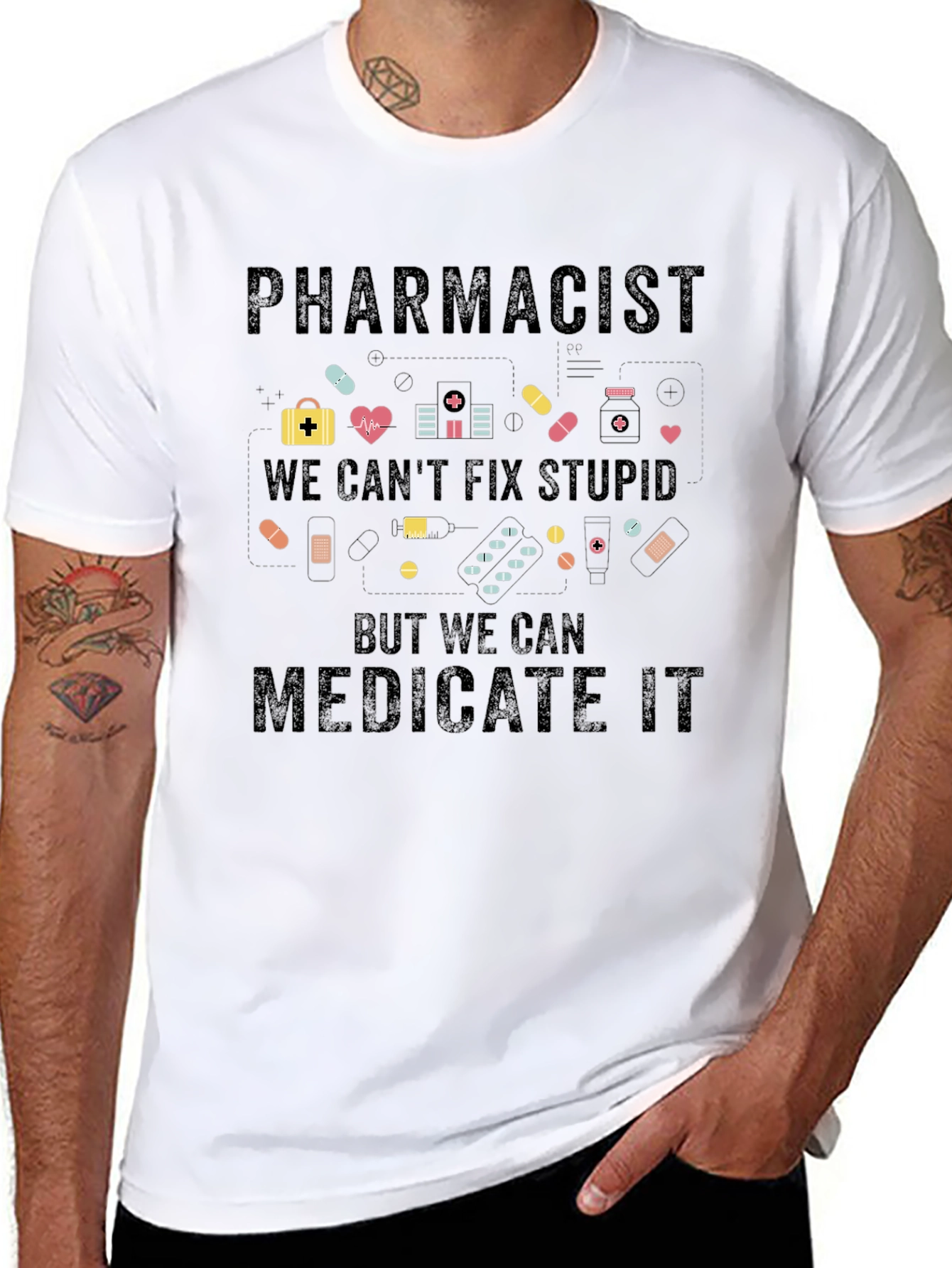 Pharmacist Medicate It T-Shirt