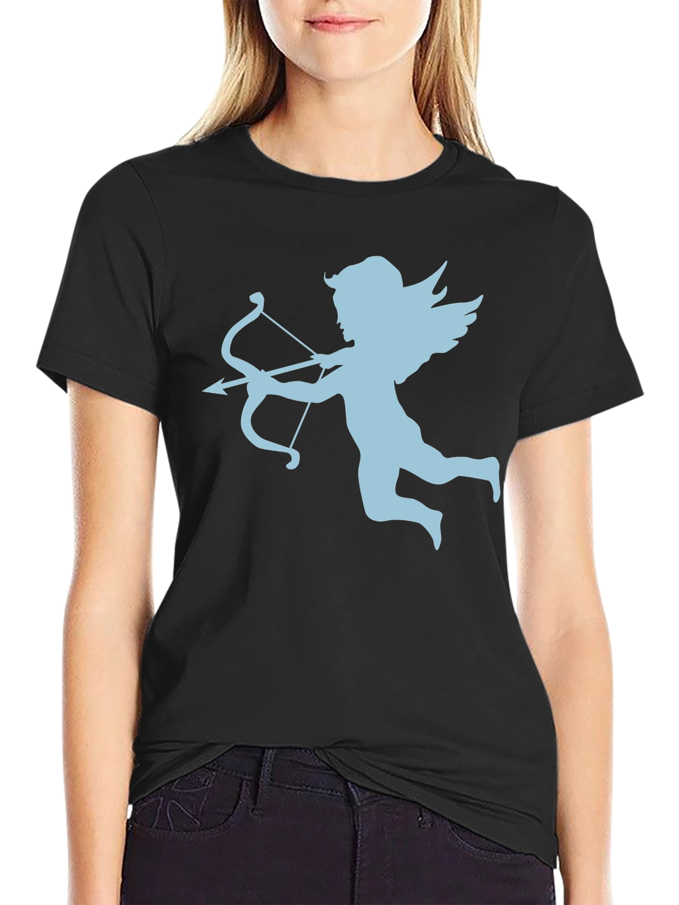 Cupid Graphic Tee - Mens Black T-Shirt