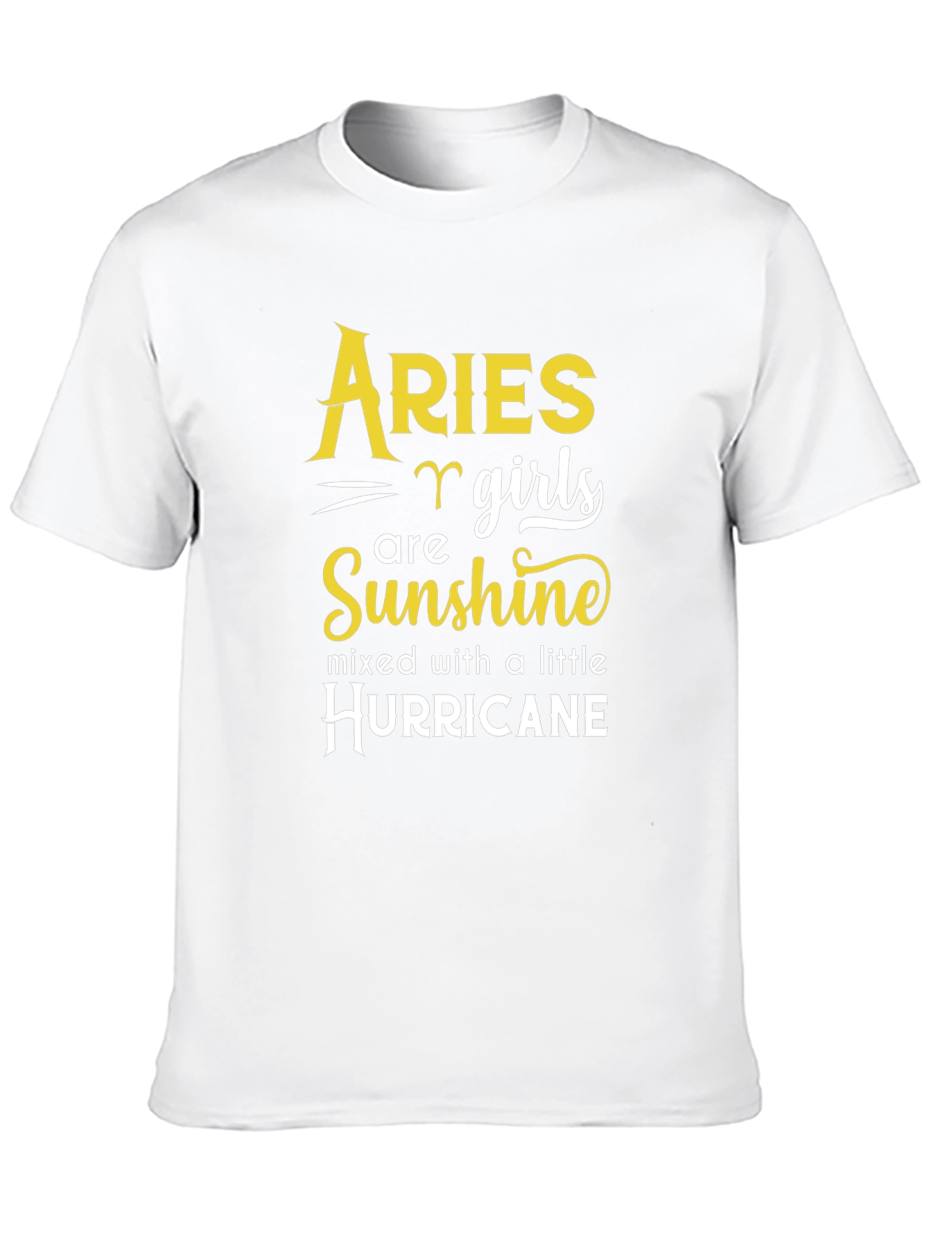 Aries Girls Sunshine Hurricane Black T-Shirt