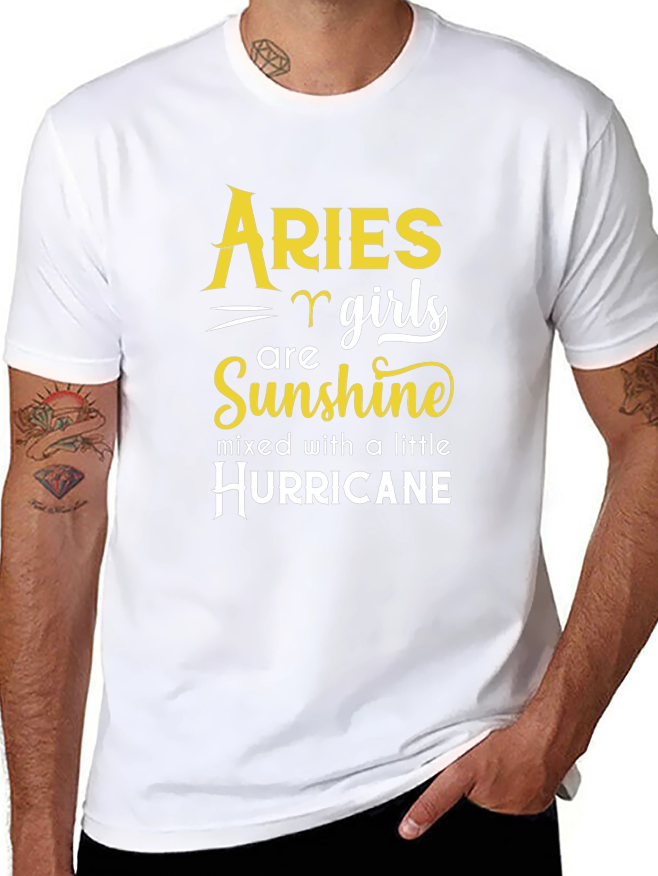 Aries Girls Sunshine Hurricane Black T-Shirt