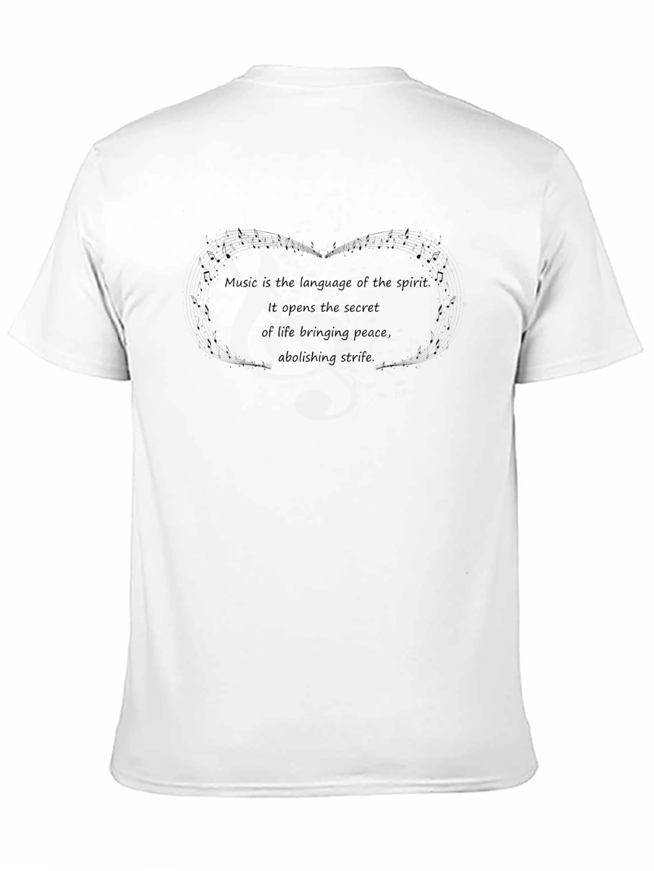 Music is the Language of the Spirit T-Shirt