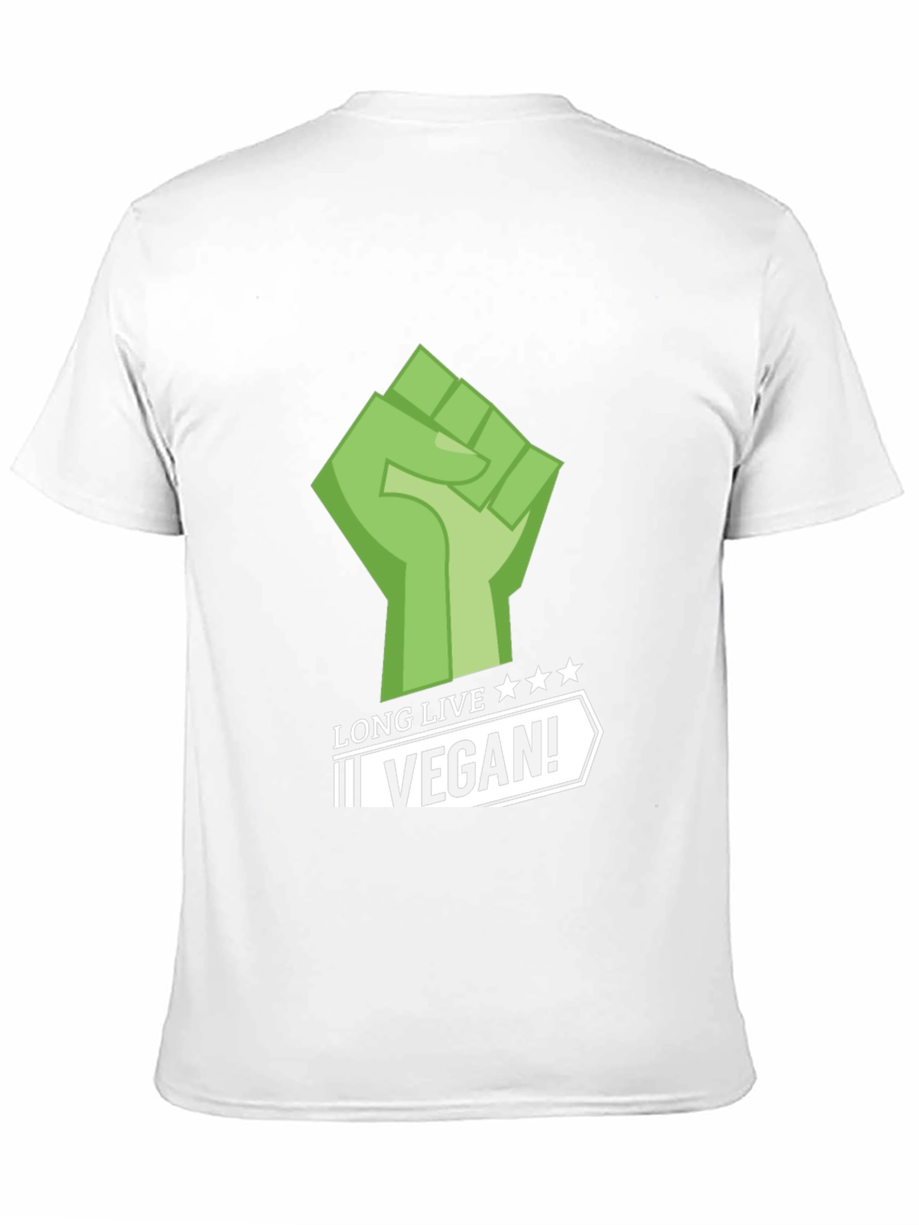 Long Live Vegan! Graphic Tee - Black Cotton T-Shirt