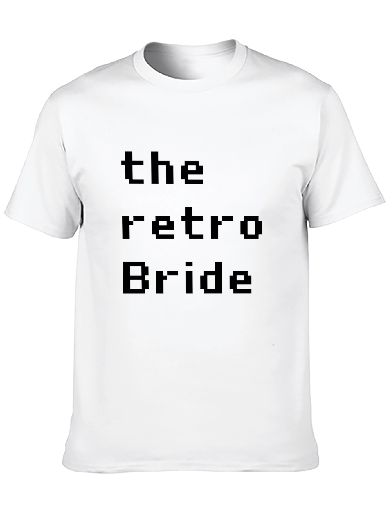 The Retro Bride T-Shirt - Pixel Graphic Tee