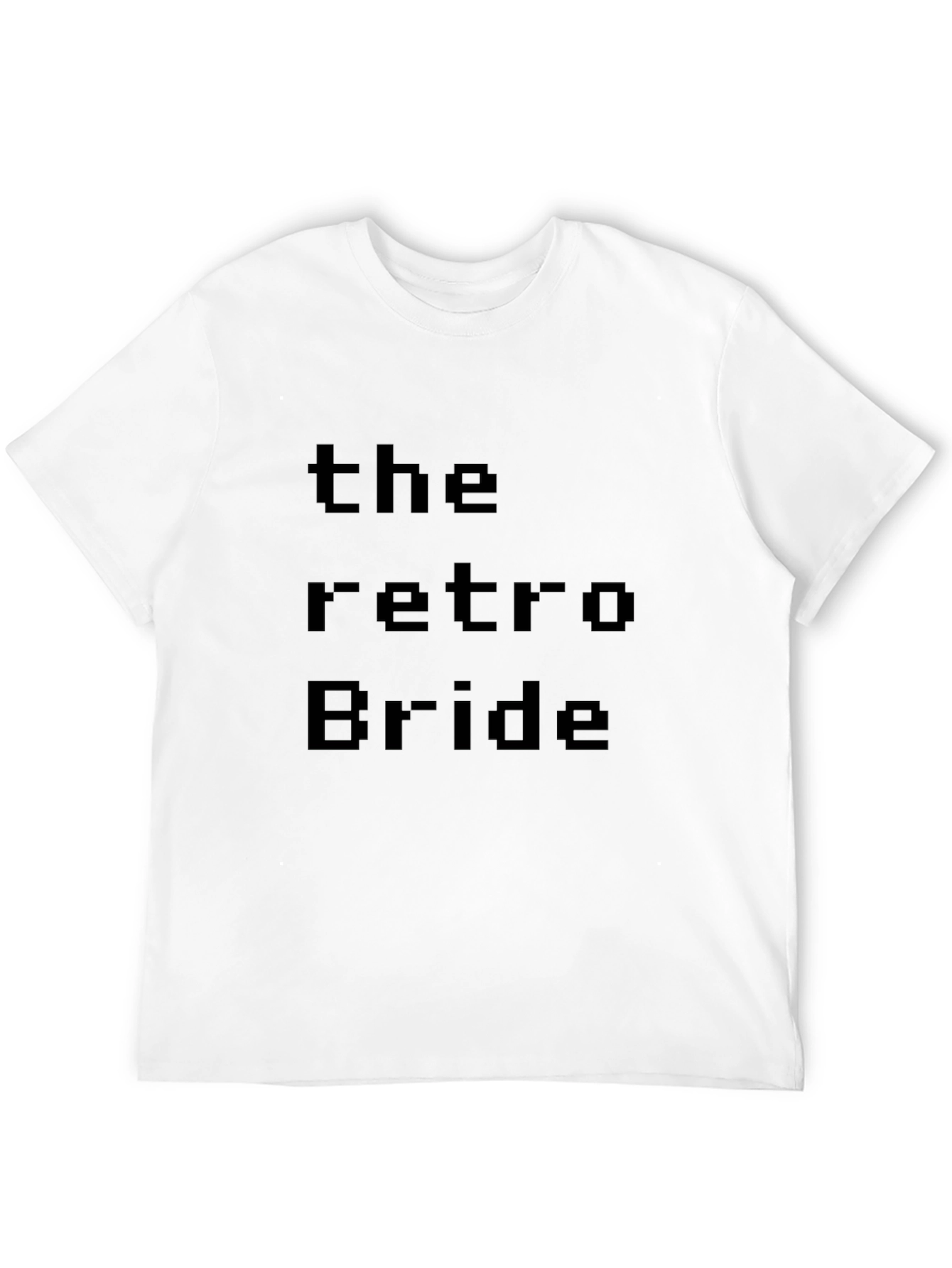 The Retro Bride T-Shirt - Pixel Graphic Tee