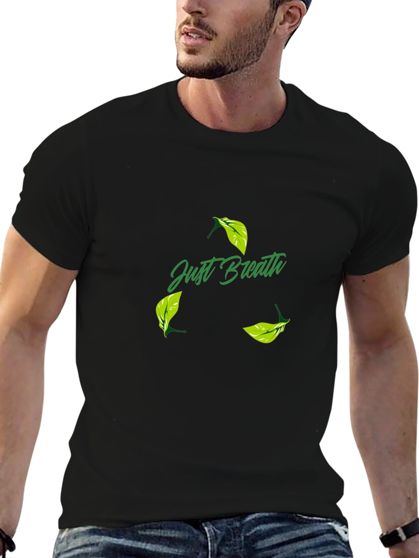 Just Breathe Graphic Tee