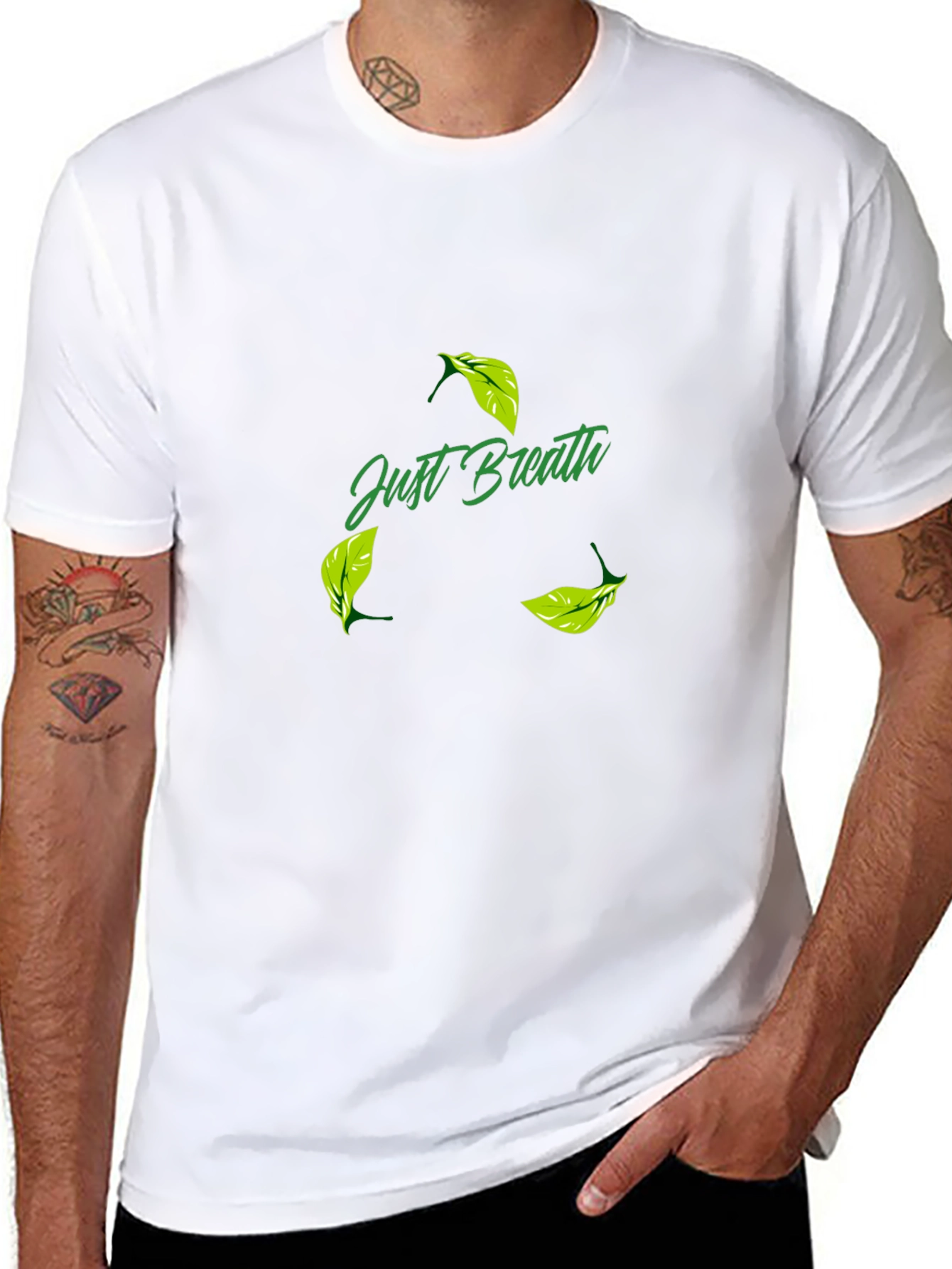 Just Breathe Graphic Tee