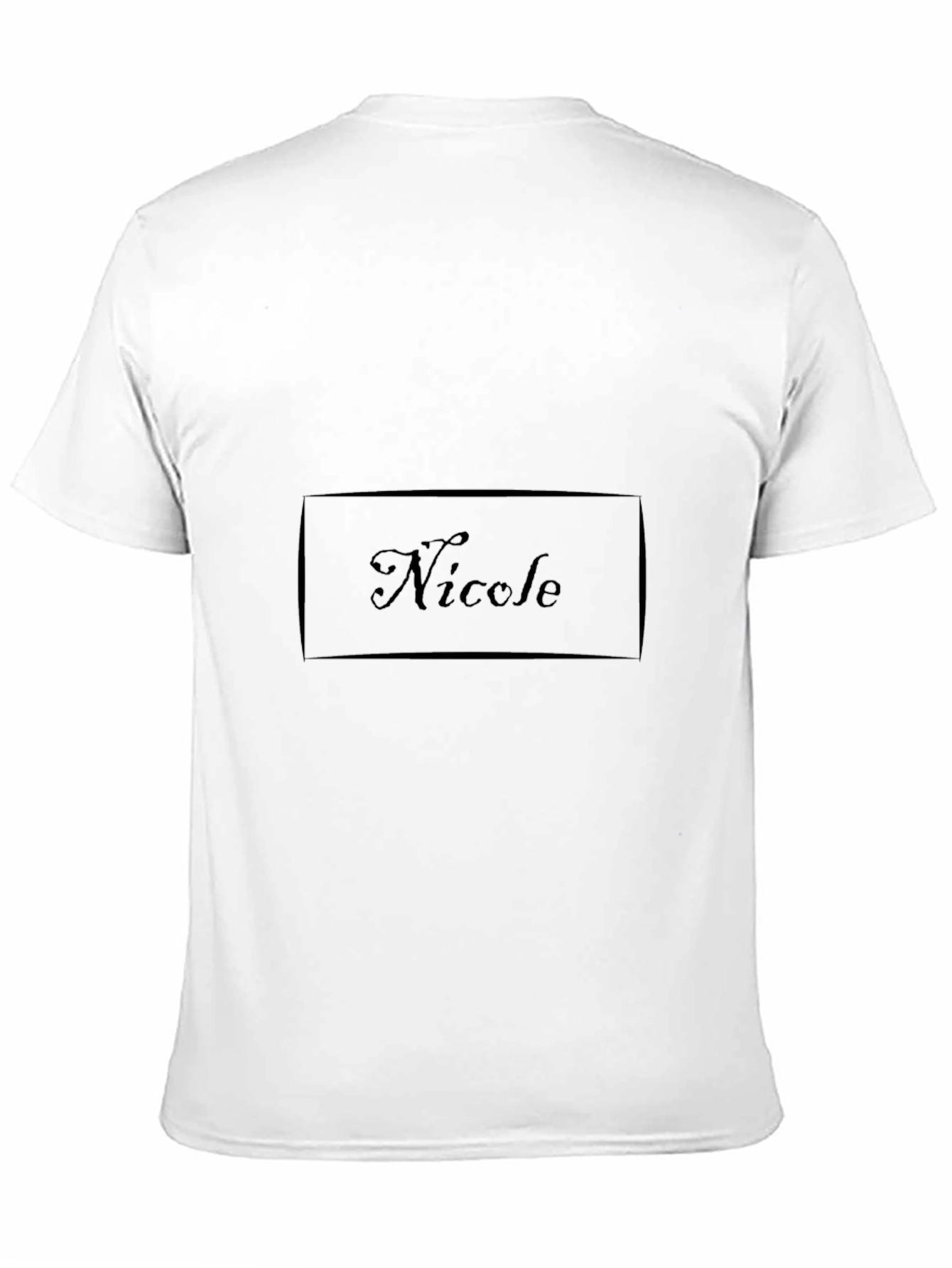 Personalized Nicole Black T-Shirt