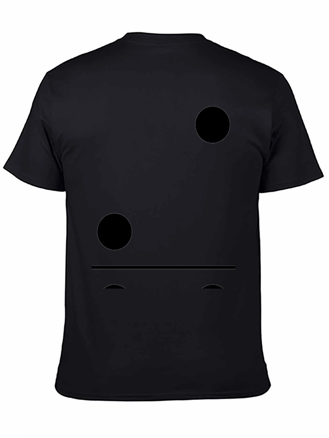 Minimalist Domino T-Shirt - Black