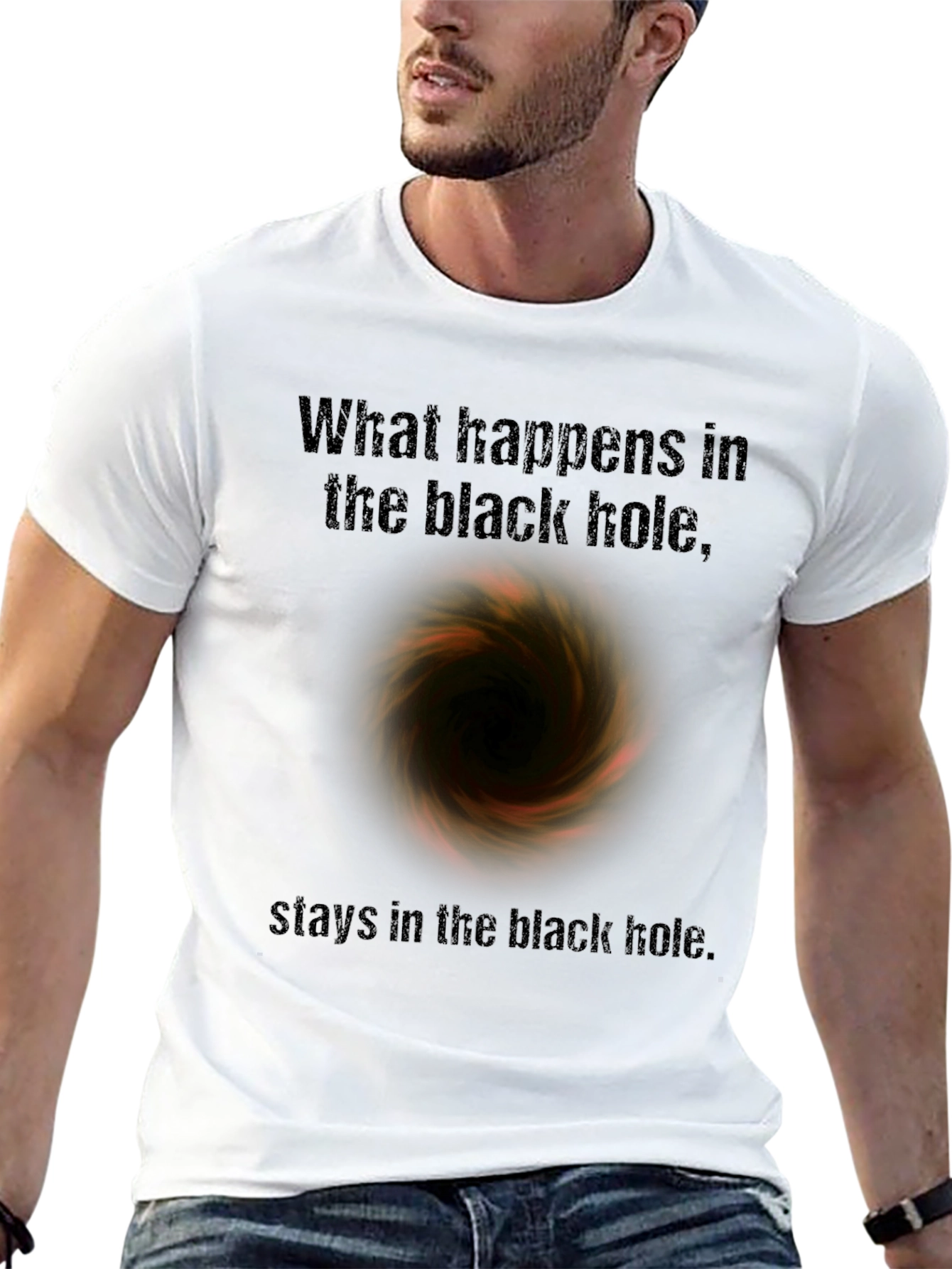 Black Hole T-Shirt - What Happens Stays