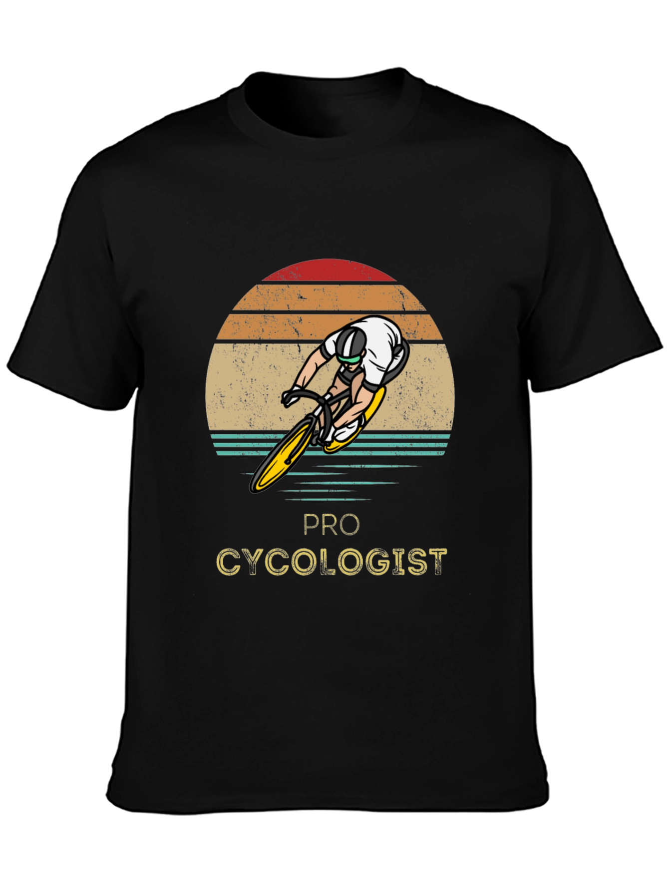 Pro Cycologist Graphic T-Shirt - Black