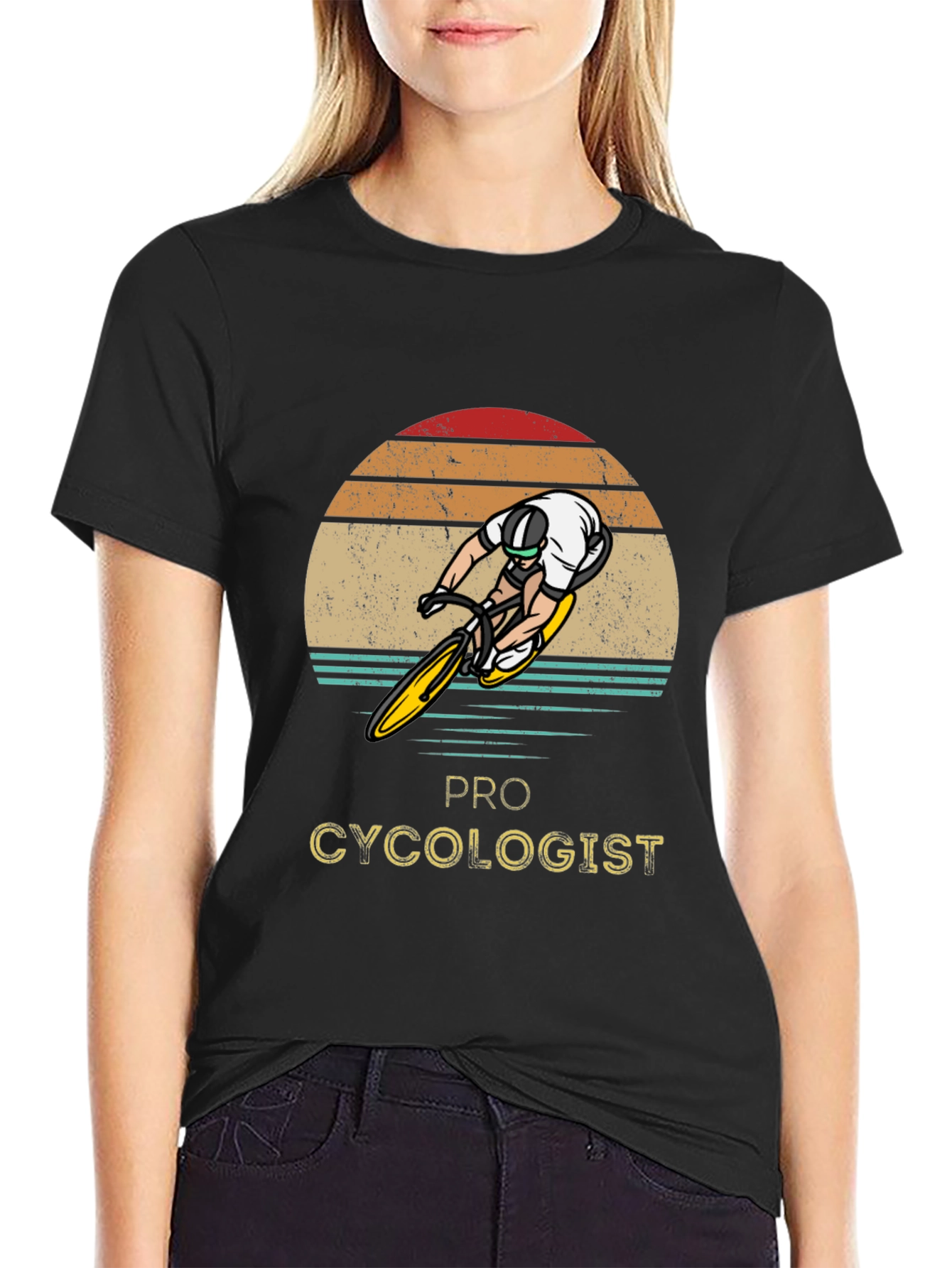 Pro Cycologist Graphic T-Shirt - Black