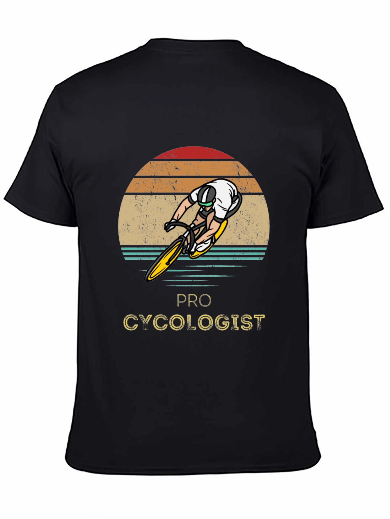 Pro Cycologist Graphic T-Shirt - Black