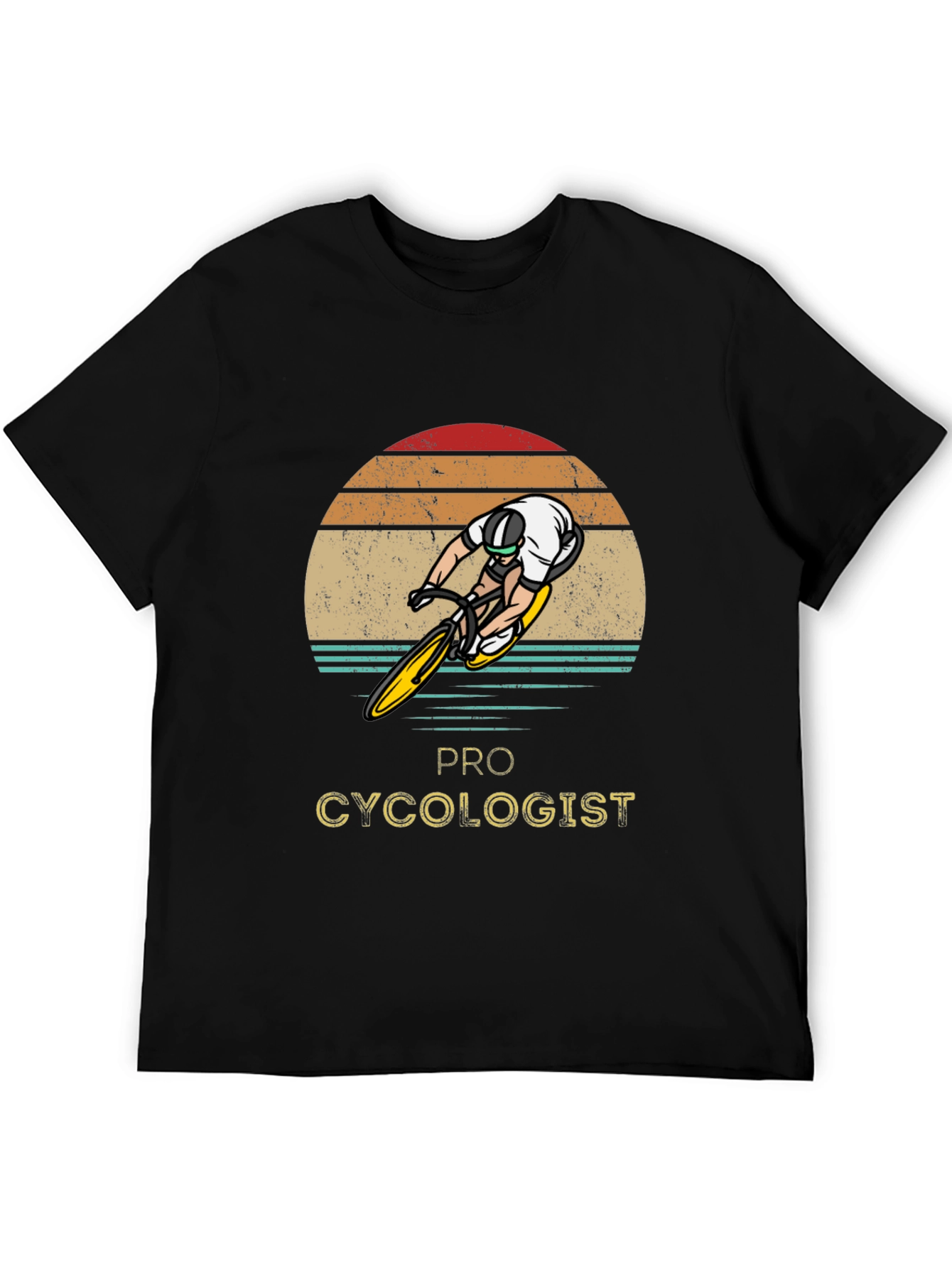 Pro Cycologist Graphic T-Shirt - Black
