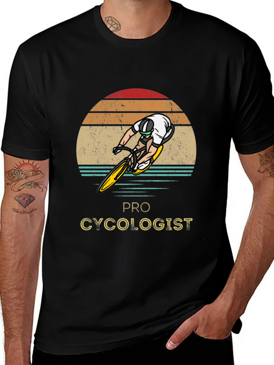Pro Cycologist Graphic T-Shirt - Black