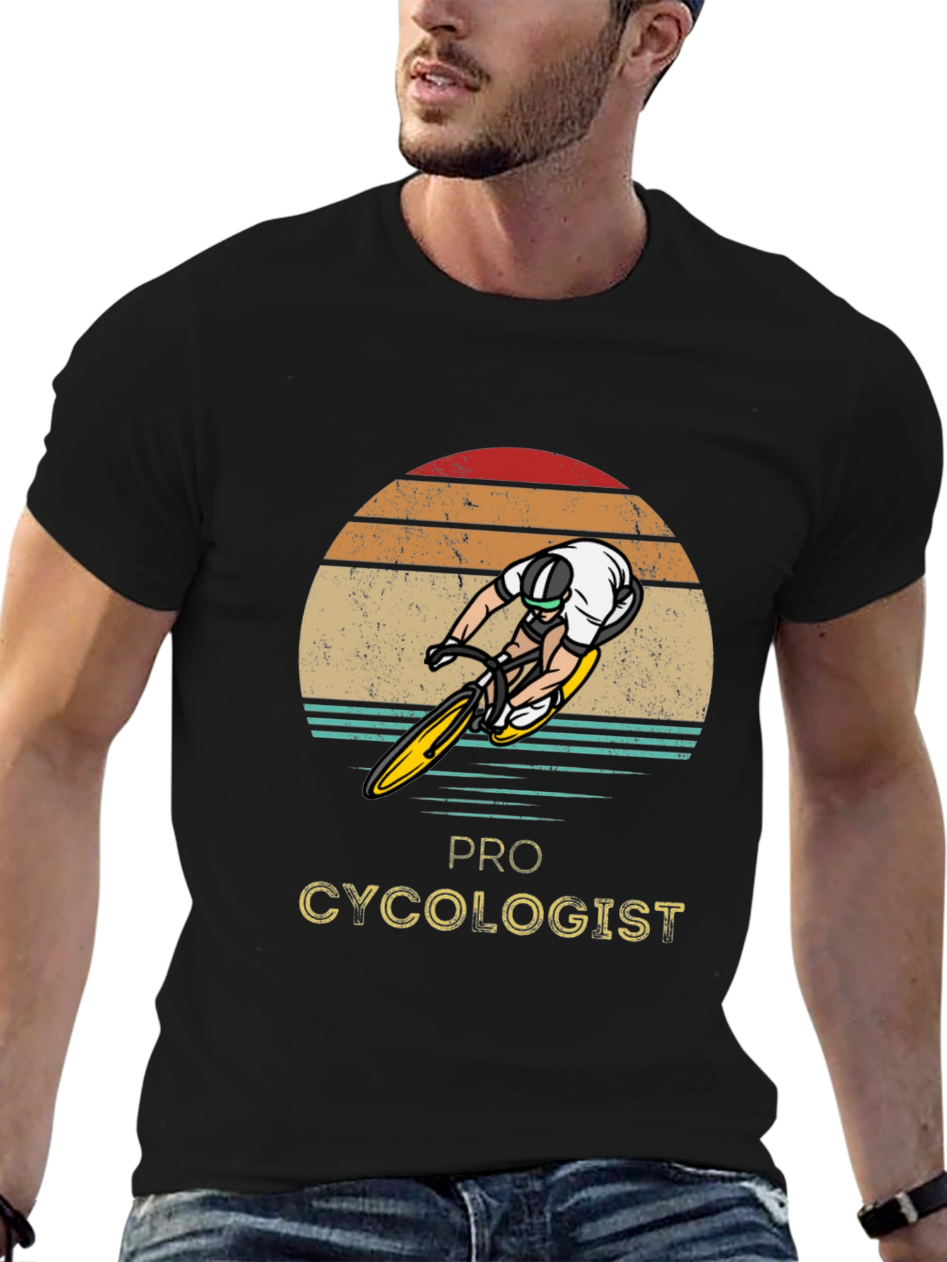 Pro Cycologist Graphic T-Shirt - Black